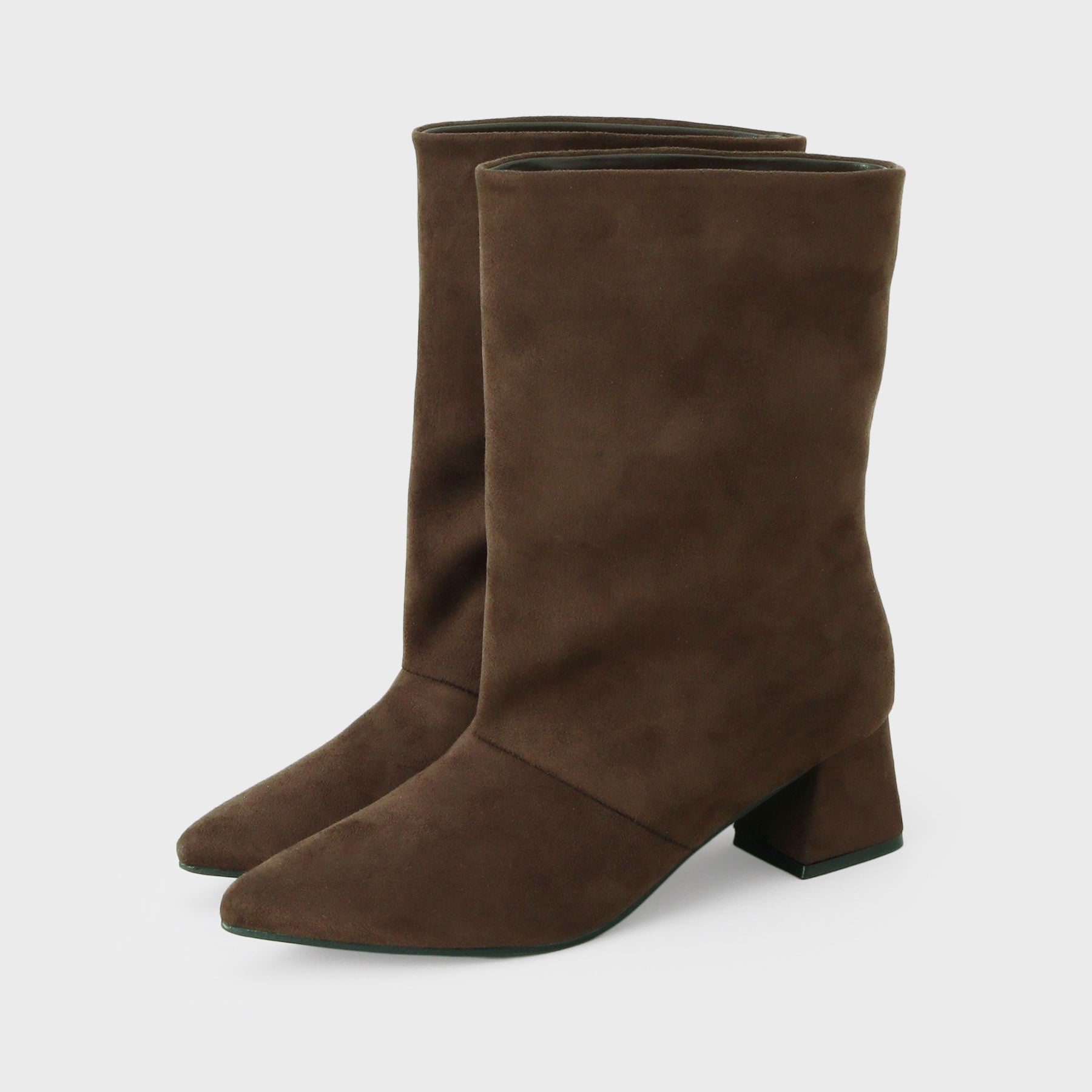 ザ ショップ ティーケー  (ウィメン) THE SHOP TK(Women) ワイドシャフトフェイクスエードブーツ （ブラウン(443)） ブラウン(443)