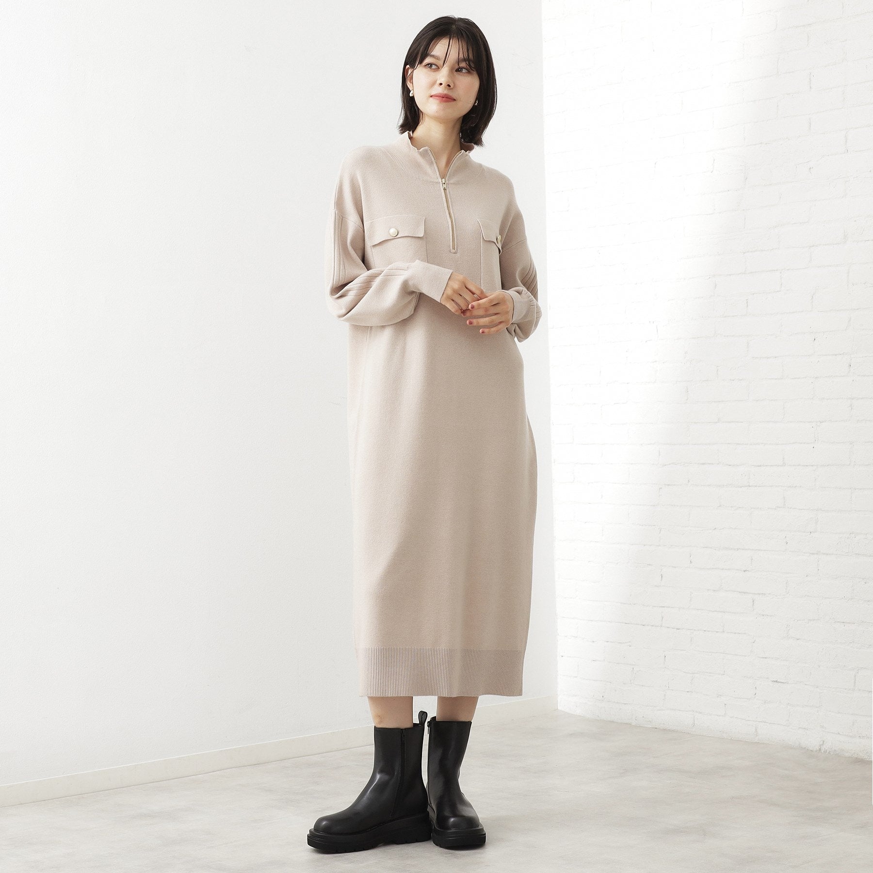 ザ ショップ ティーケー  (ウィメン) THE SHOP TK(Women) サイドゴアブーツ （ブラック(019)） ブラック(019)