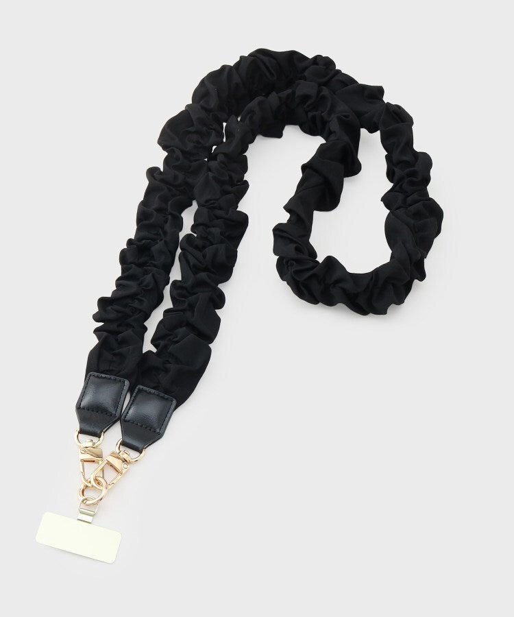 ザ ショップ ティーケー  (ウィメン) THE SHOP TK(Women) くしゅくしゅロングストラップ （ブラック(019)） ブラック(019)