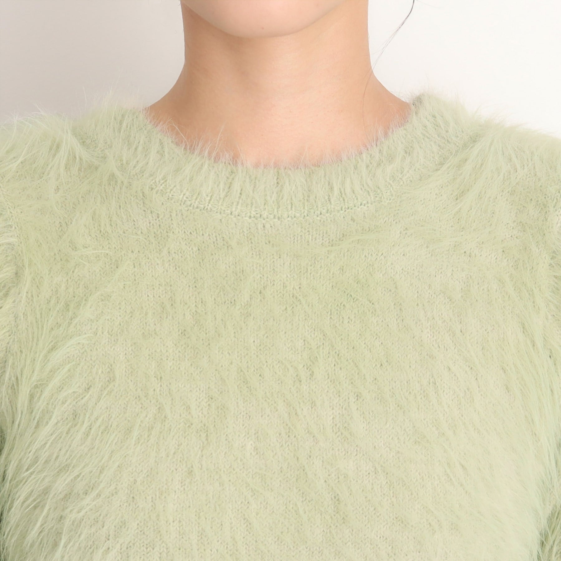 ザ ショップ ティーケー  (ウィメン) THE SHOP TK(Women) 半袖フェザーニット （グレージュ(050)） グレージュ(050)