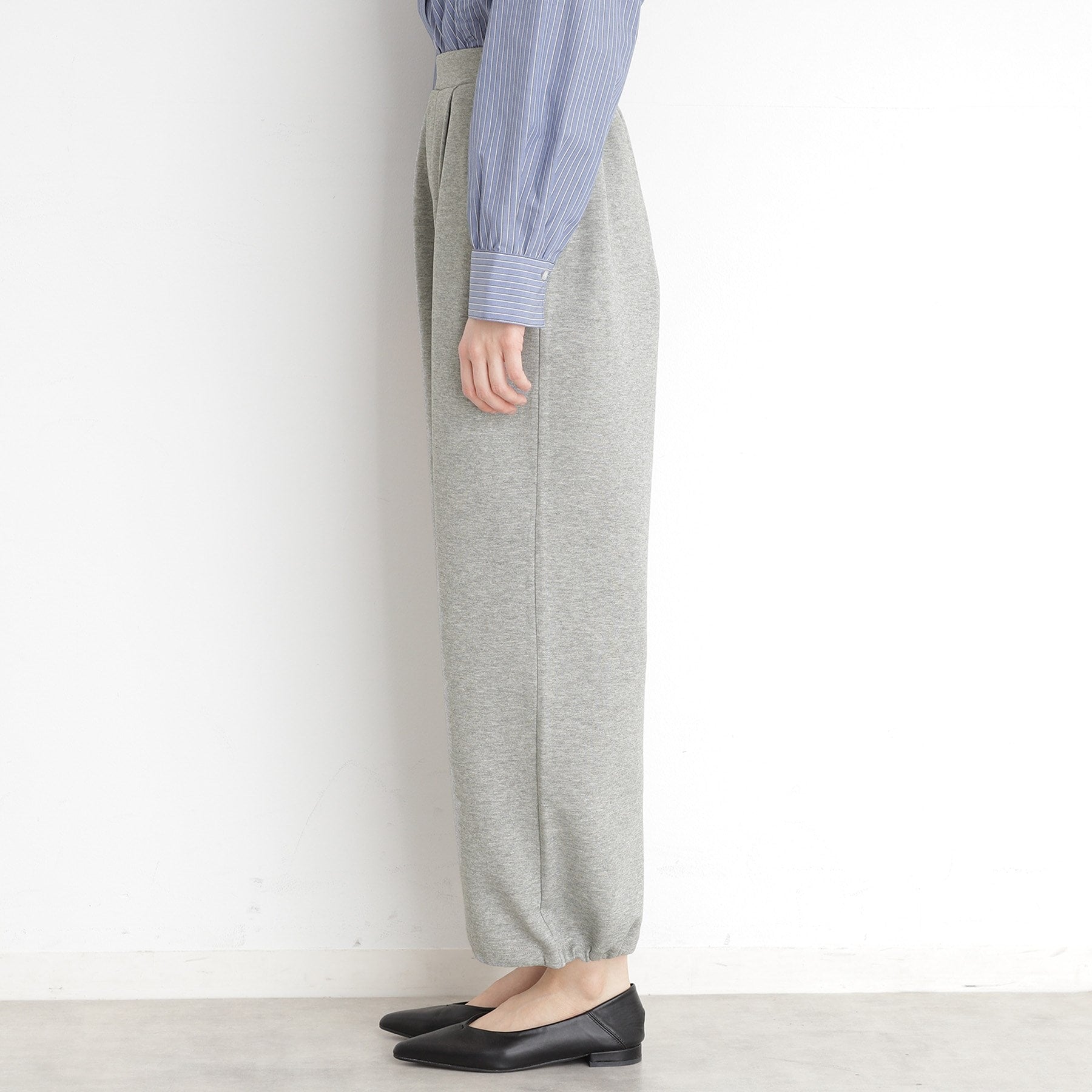 ザ ショップ ティーケー  (ウィメン) THE SHOP TK(Women) ワイドポンチパンツ【洗える】 （グレージュ(050)） グレージュ(050)