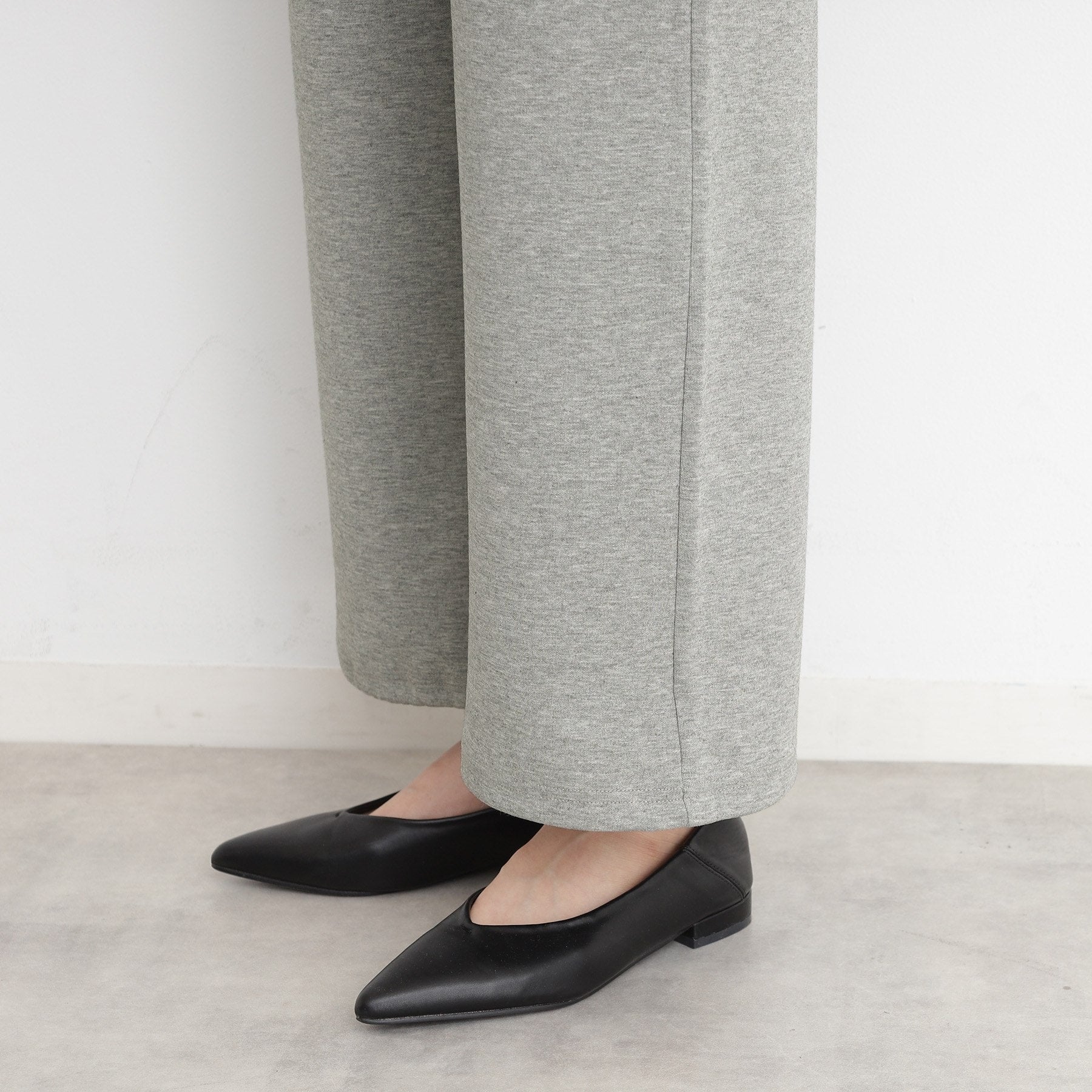 ザ ショップ ティーケー  (ウィメン) THE SHOP TK(Women) ワイドポンチパンツ【洗える】 （グレージュ(050)） グレージュ(050)