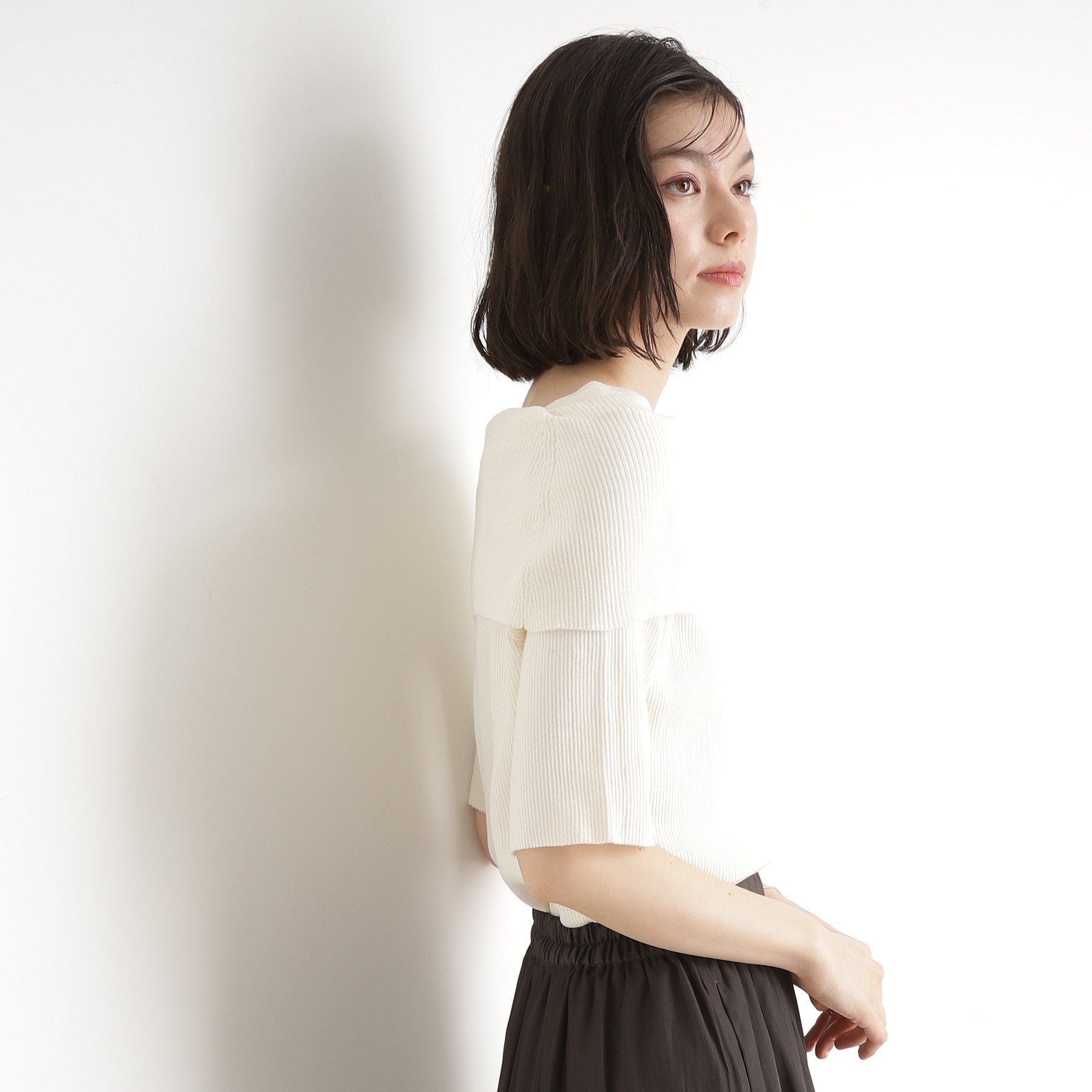 ザ ショップ ティーケー  (ウィメン) THE SHOP TK(Women) スパークリングオフショルニット （ブラック(019)） ブラック(019)