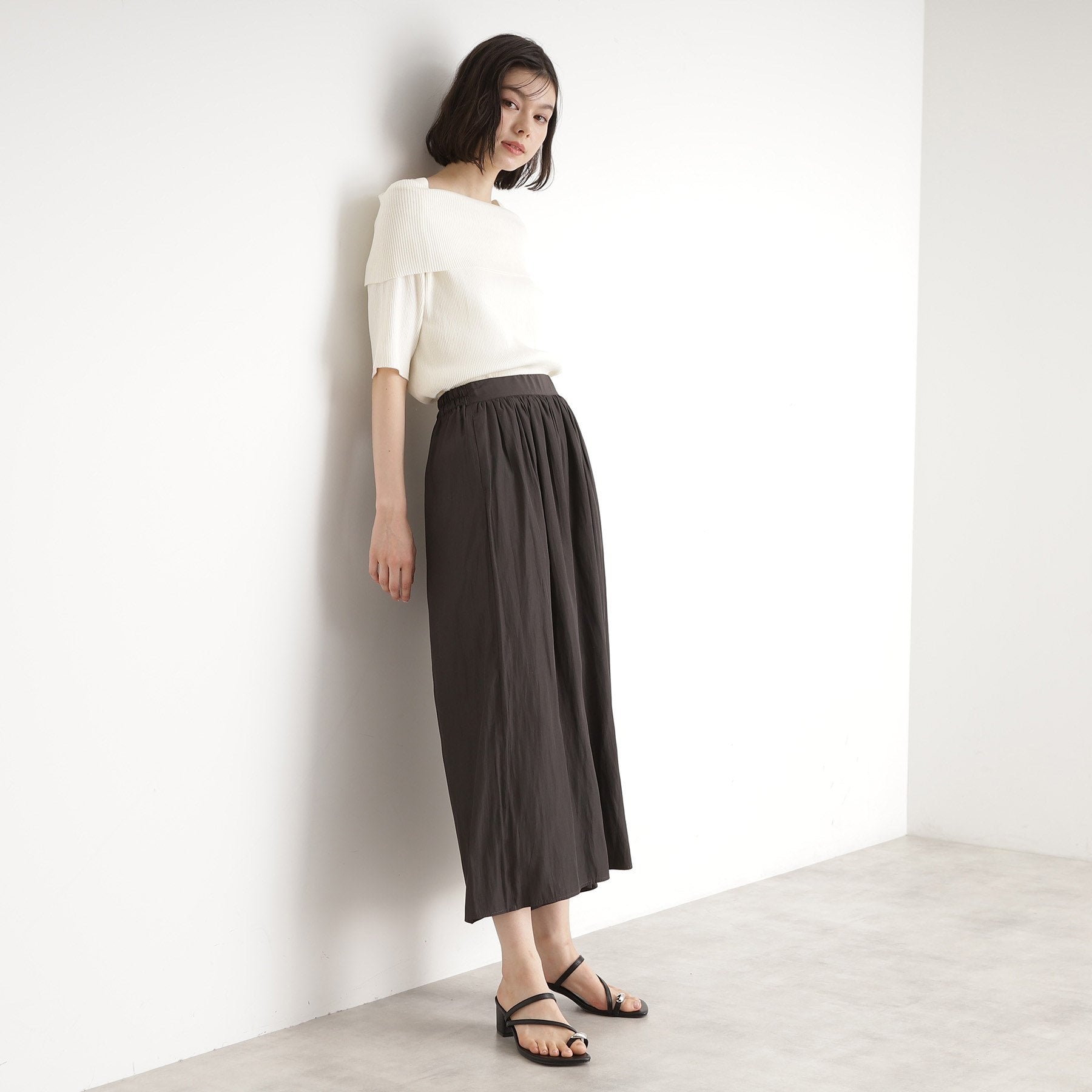 ザ ショップ ティーケー  (ウィメン) THE SHOP TK(Women) スパークリングオフショルニット （ブラック(019)） ブラック(019)
