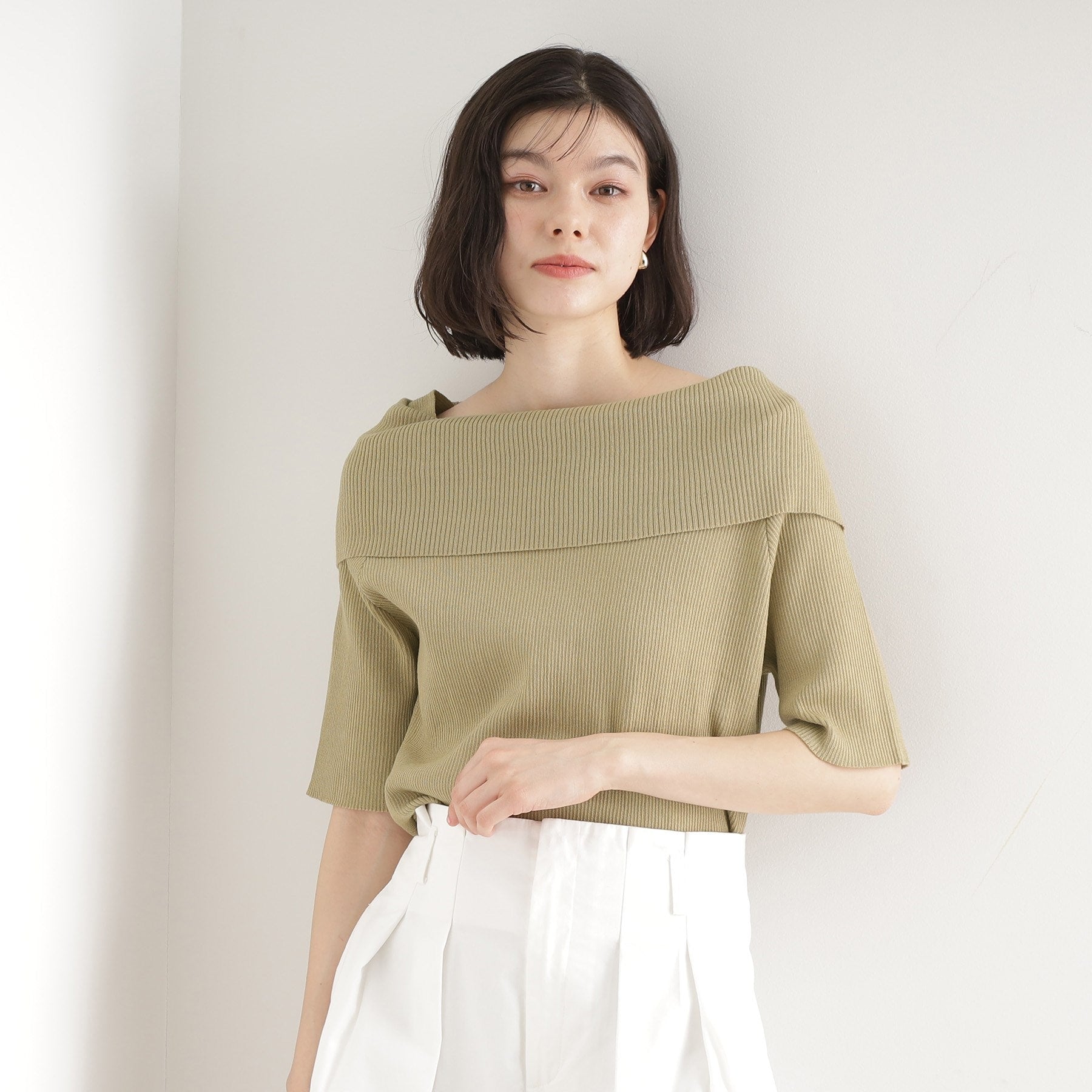 ザ ショップ ティーケー  (ウィメン) THE SHOP TK(Women) スパークリングオフショルニット （ブラック(019)） ブラック(019)