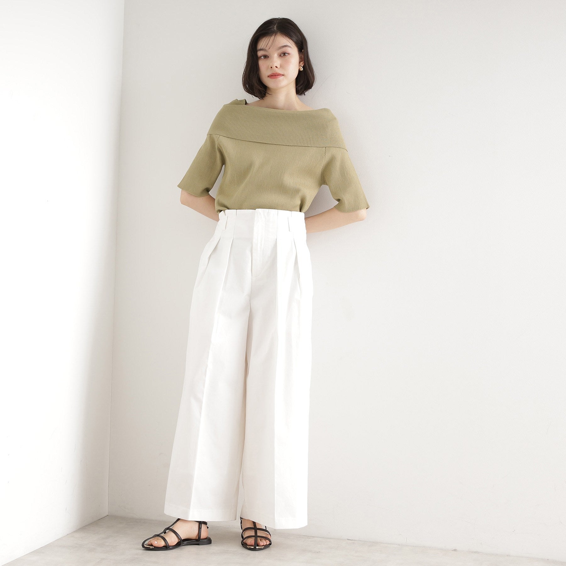 ザ ショップ ティーケー  (ウィメン) THE SHOP TK(Women) スパークリングオフショルニット （ブラック(019)） ブラック(019)