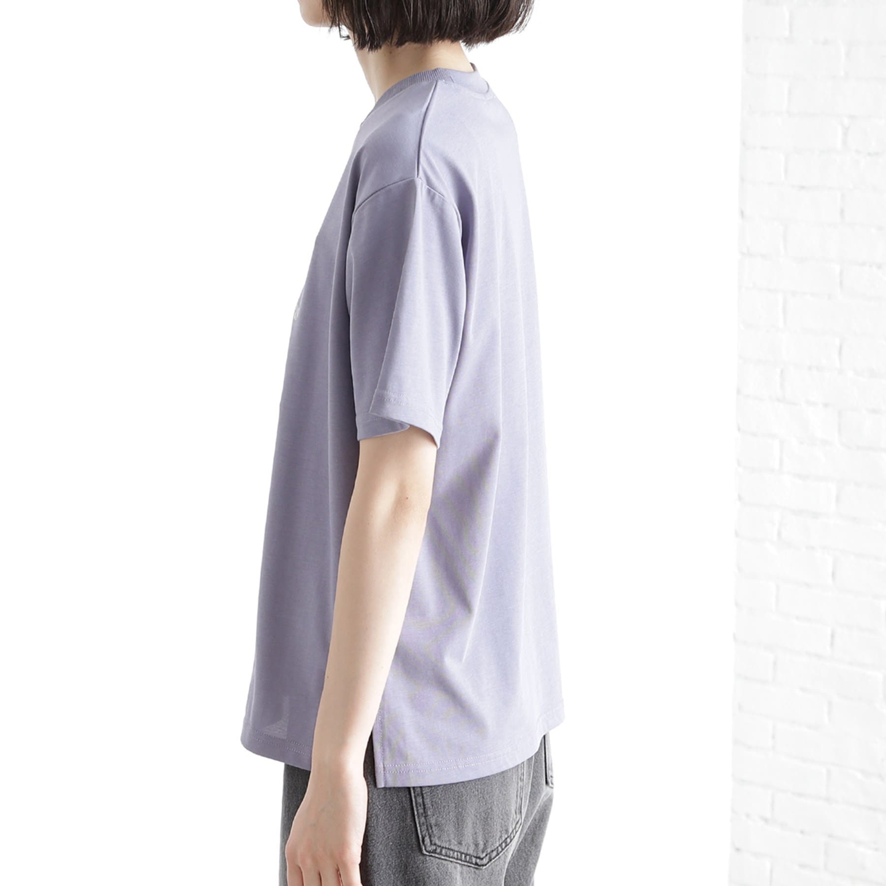 ザ ショップ ティーケー  (ウィメン) THE SHOP TK(Women) サスティナブルロゴアソートTシャツプレ天 （オフホワイト(503)） オフホワイト(503)