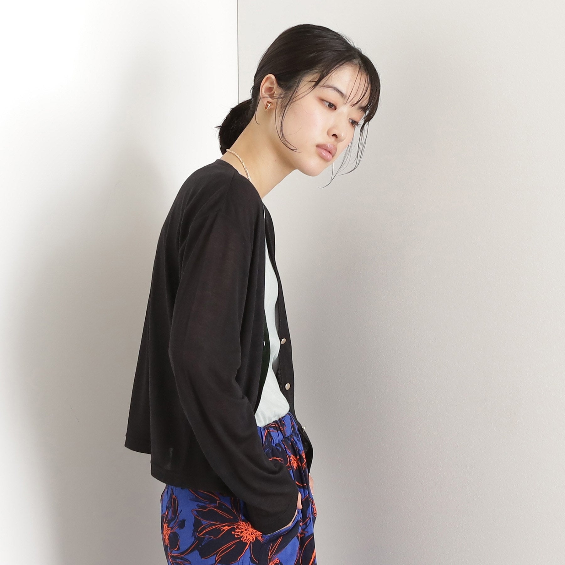ザ ショップ ティーケー  (ウィメン) THE SHOP TK(Women) シアーカーデ＋タンクトップアンサンブル （オレンジ(067)） オレンジ(067)
