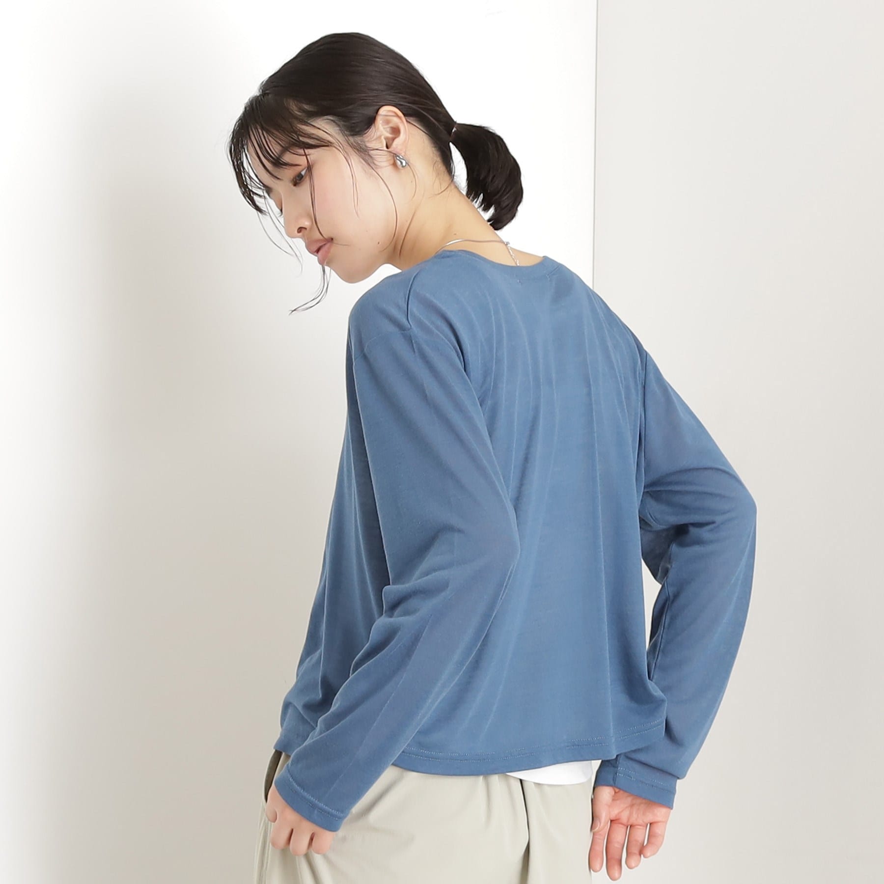 ザ ショップ ティーケー  (ウィメン) THE SHOP TK(Women) シアーカーデ＋タンクトップアンサンブル （オレンジ(067)） オレンジ(067)