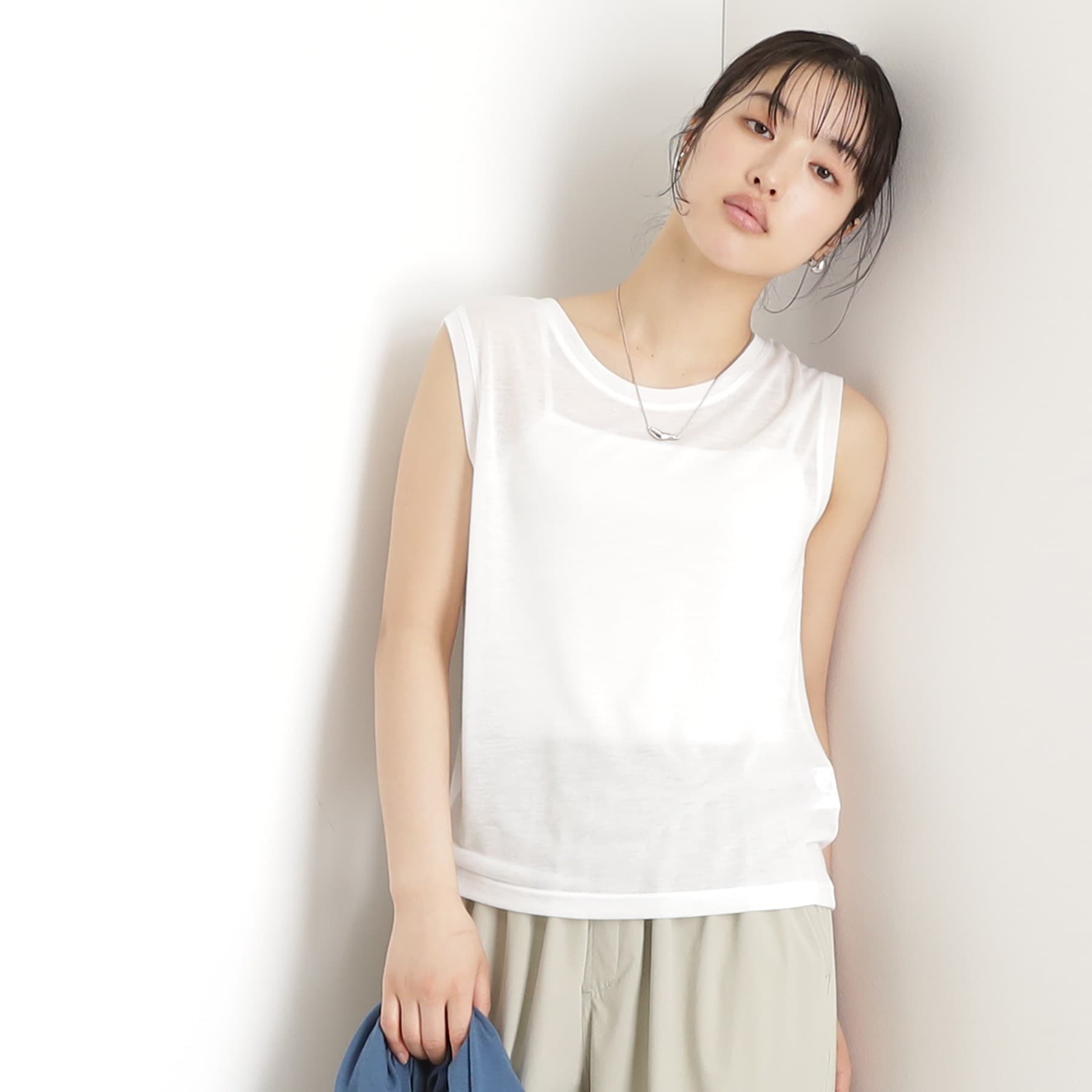 ザ ショップ ティーケー  (ウィメン) THE SHOP TK(Women) シアーカーデ＋タンクトップアンサンブル （オレンジ(067)） オレンジ(067)
