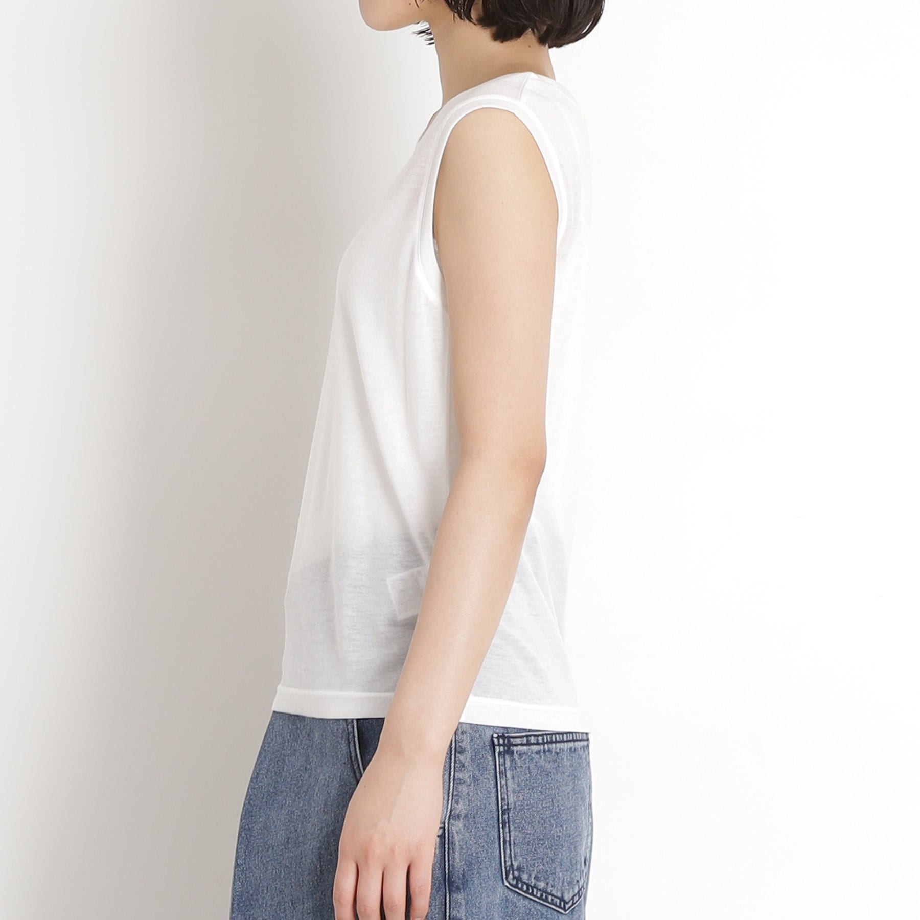 ザ ショップ ティーケー  (ウィメン) THE SHOP TK(Women) シアーカーデ＋タンクトップアンサンブル （オレンジ(067)） オレンジ(067)