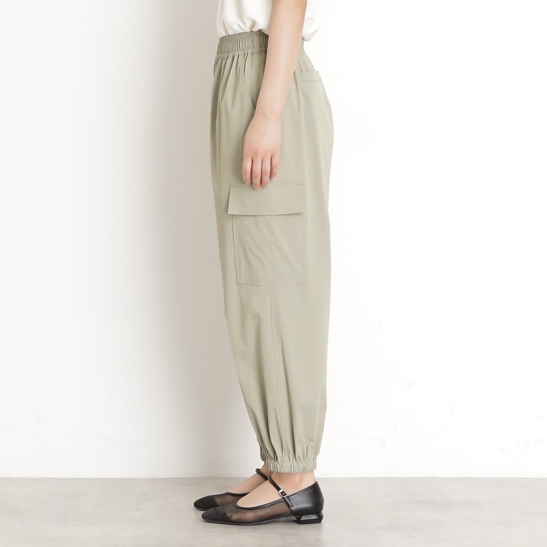 ザ ショップ ティーケー  (ウィメン) THE SHOP TK(Women) 撥水カーゴパンツ【UV/洗濯機OK】 （チャコールグレー(014)） チャコールグレー(014)