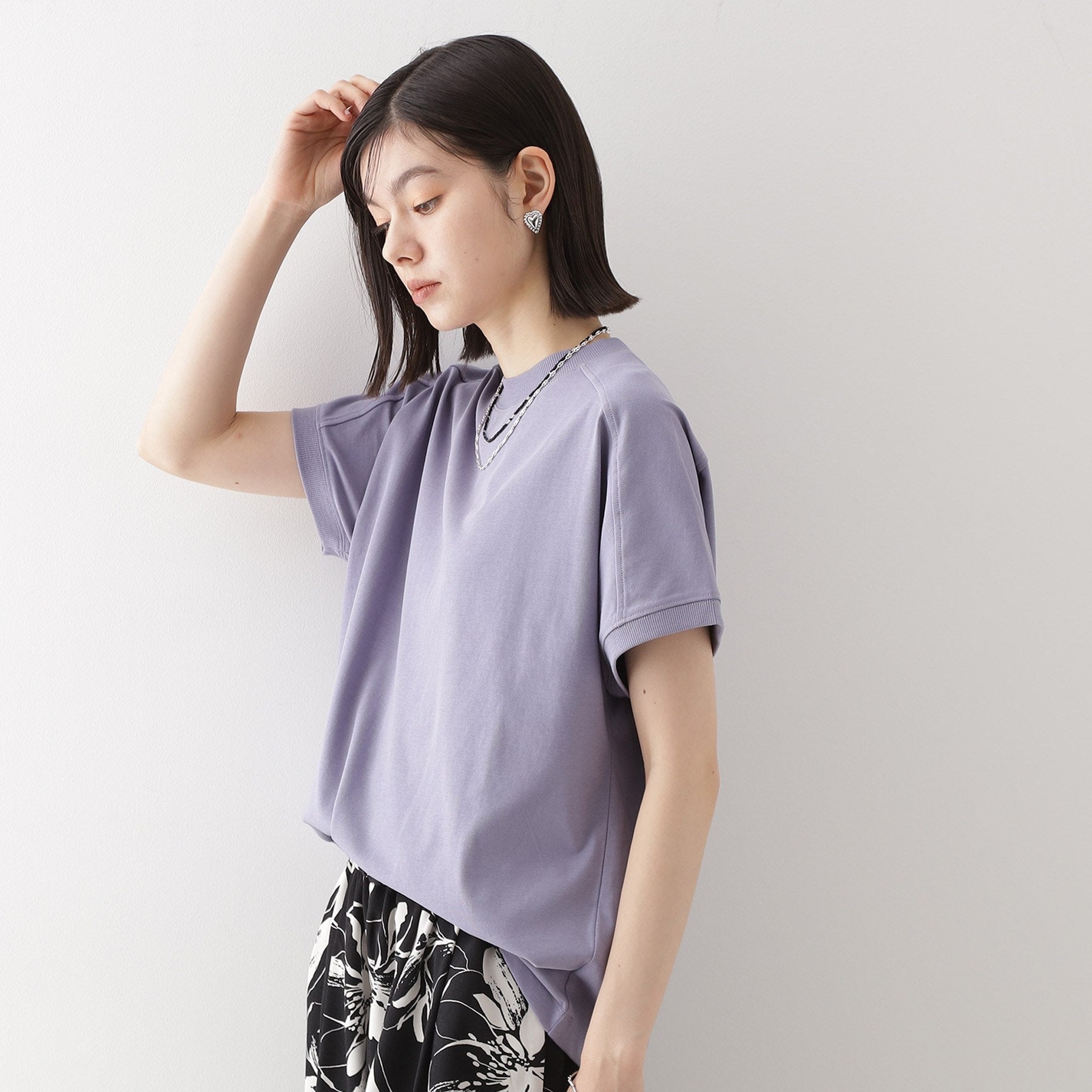 ザ ショップ ティーケー  (ウィメン) THE SHOP TK(Women) サスティナRIB切替フレンチ （オフホワイト(003)） オフホワイト(003)