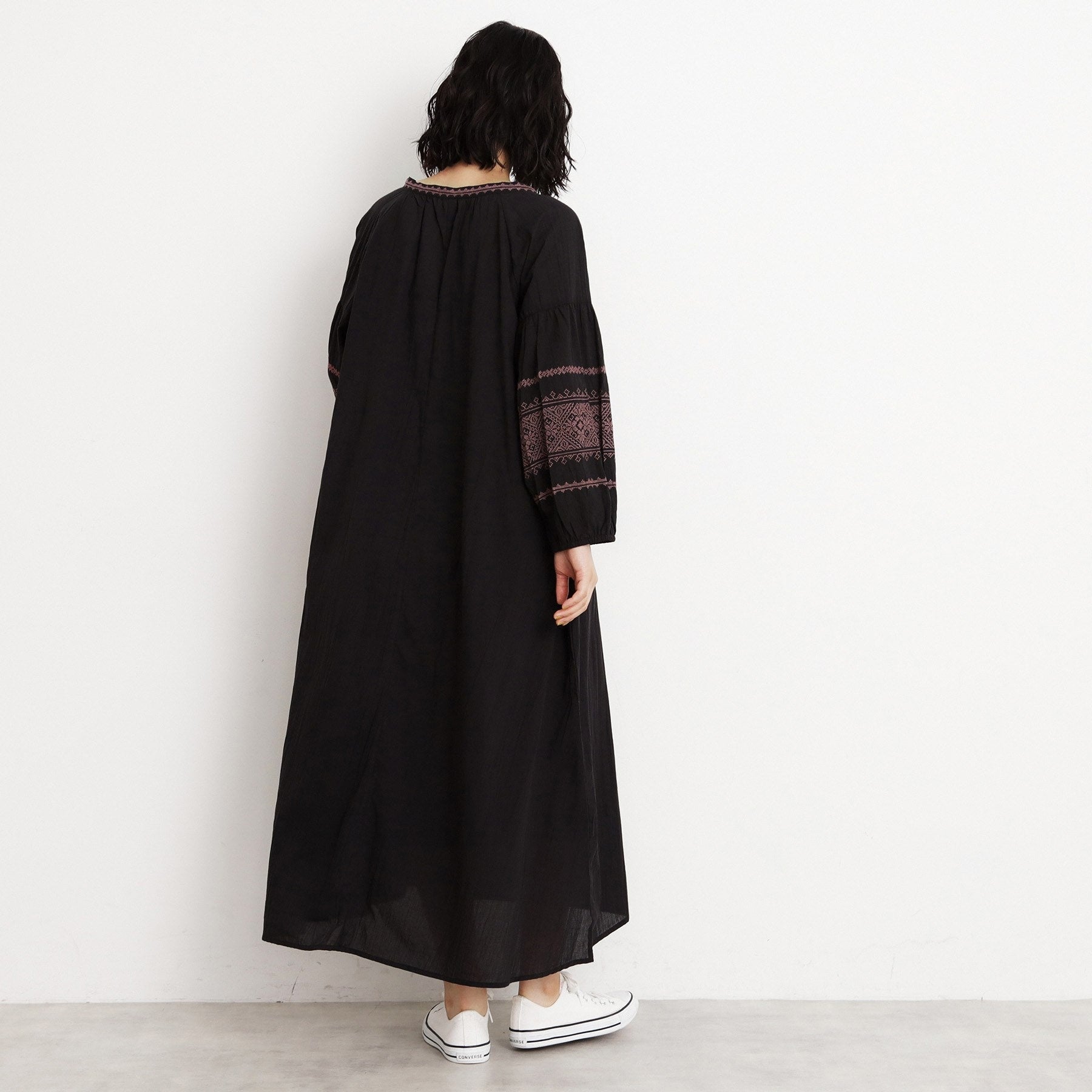 ザ ショップ ティーケー  (ウィメン) THE SHOP TK(Women) 刺繍ワンピース （オレンジ(067)） オレンジ(067)