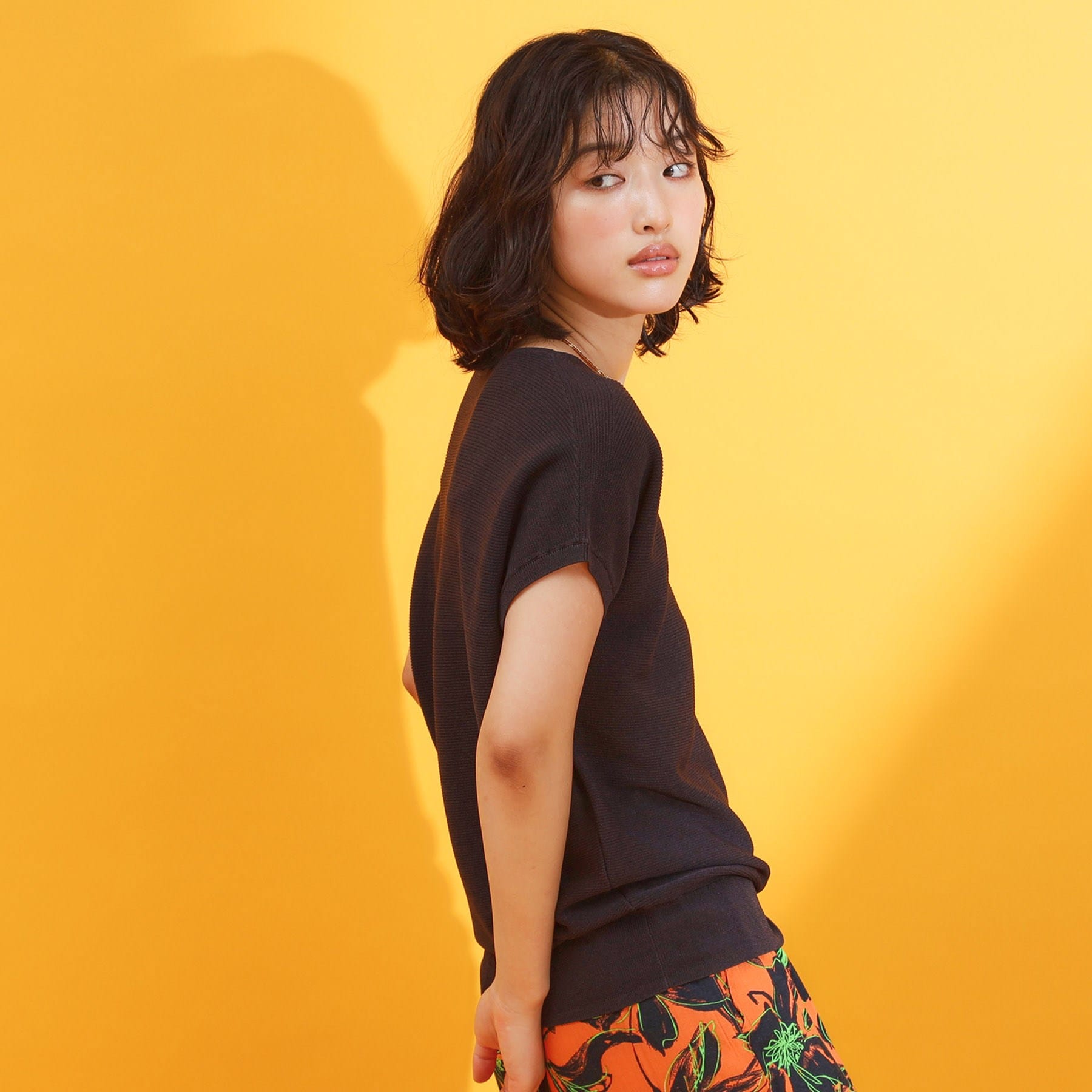 ザ ショップ ティーケー  (ウィメン) THE SHOP TK(Women) 【人気デザイン】ガーターフレンチニット/体型カバー/毛玉になりにくい/洗濯機OK （グリーン(022)） グリーン(022)