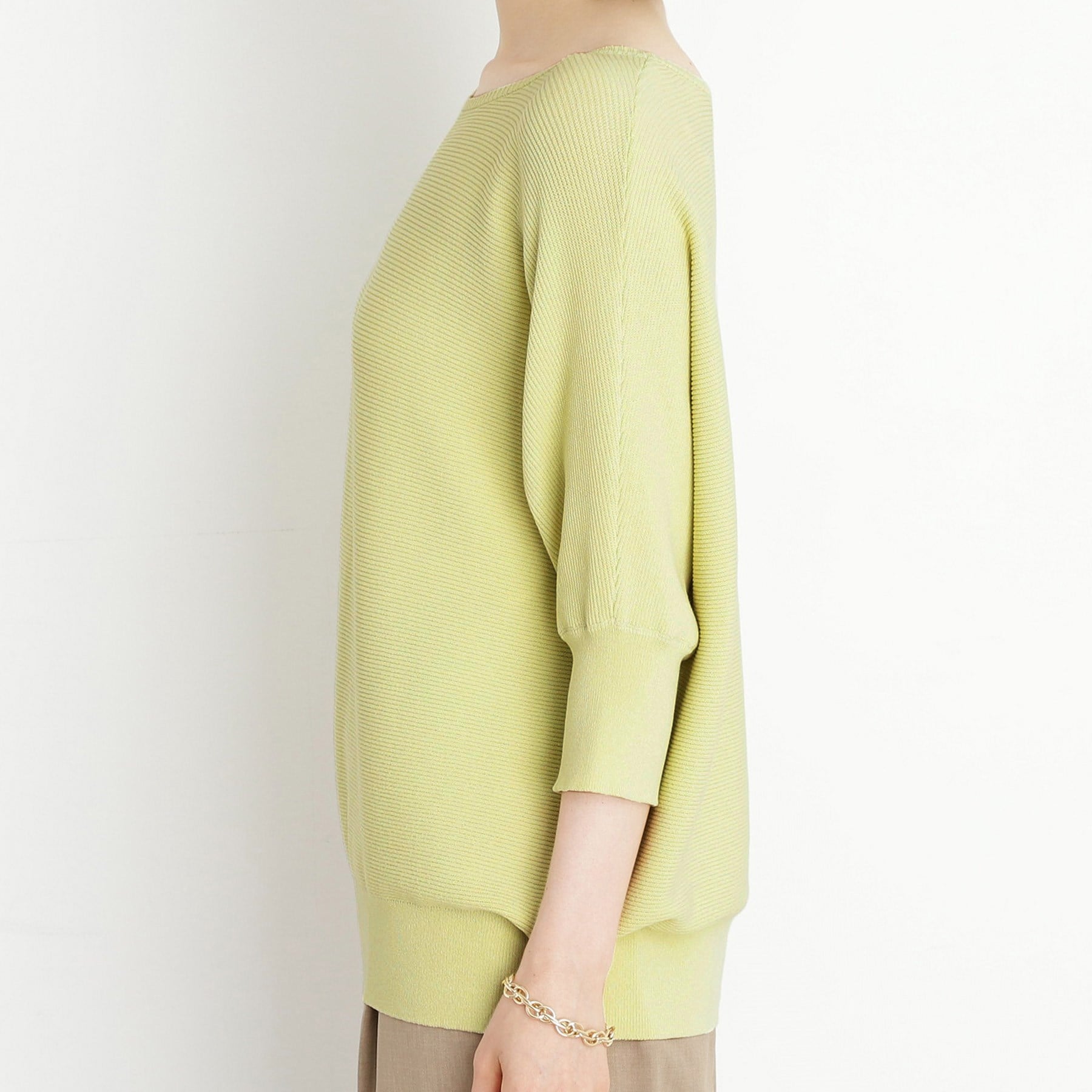 ザ ショップ ティーケー  (ウィメン) THE SHOP TK(Women) エコベロガータードルマン6分袖 （オレンジ(069)） オレンジ(069)