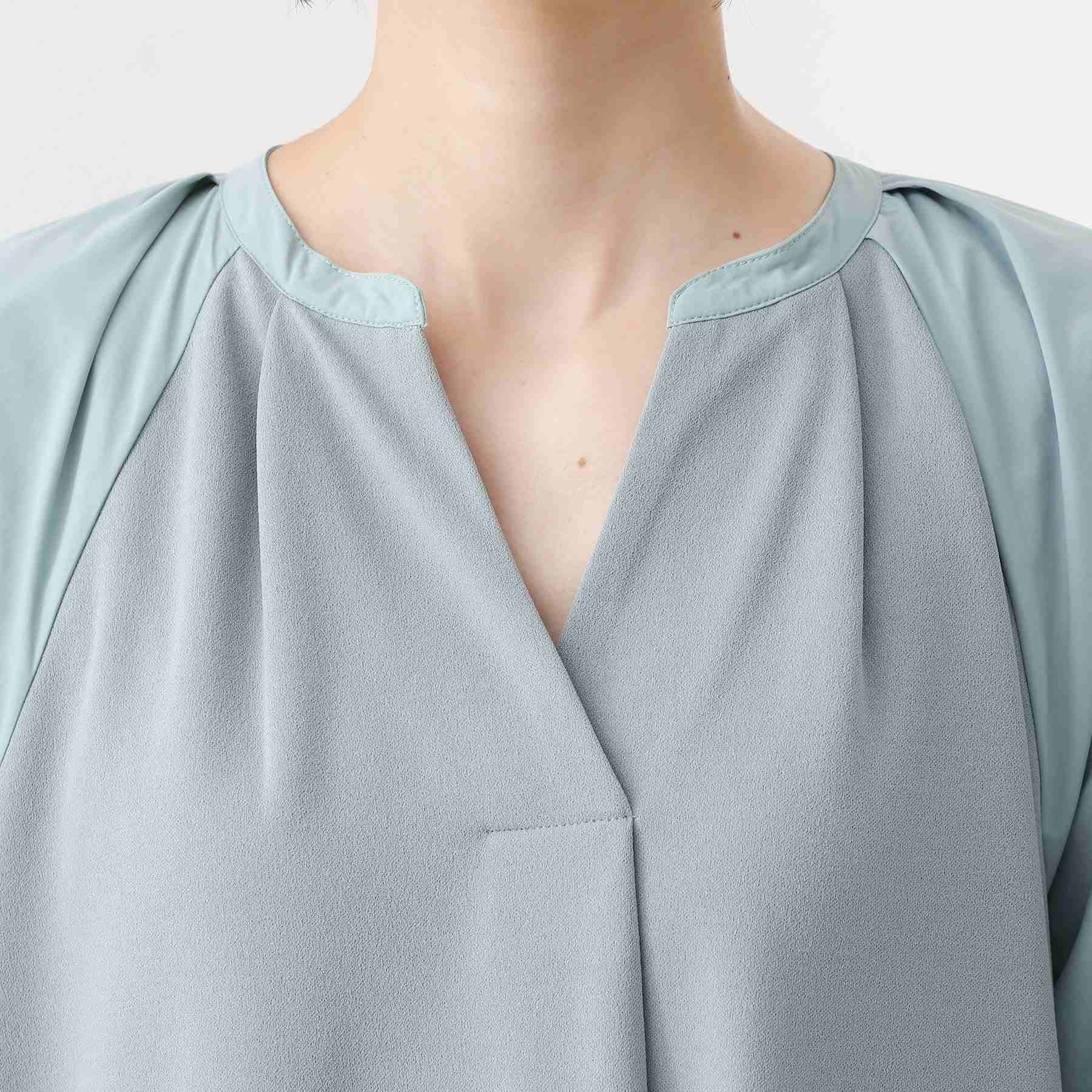 ザ ショップ ティーケー  (ウィメン) THE SHOP TK(Women) ドッキングカットソーワンピース （グリーン(922)） グリーン(922)