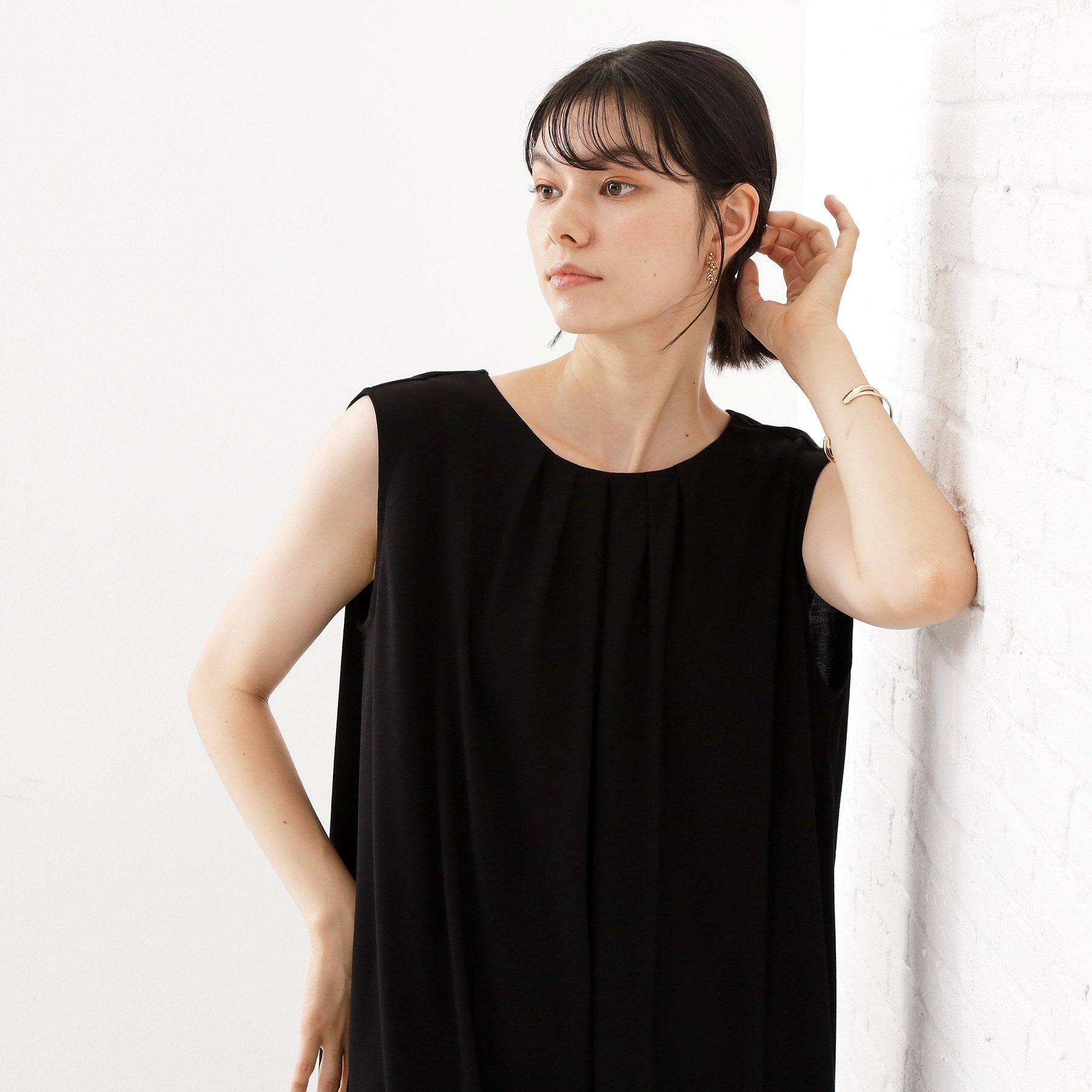 ザ ショップ ティーケー  (ウィメン) THE SHOP TK(Women) カットソーワンピース （チャコールグレー(914)） チャコールグレー(914)