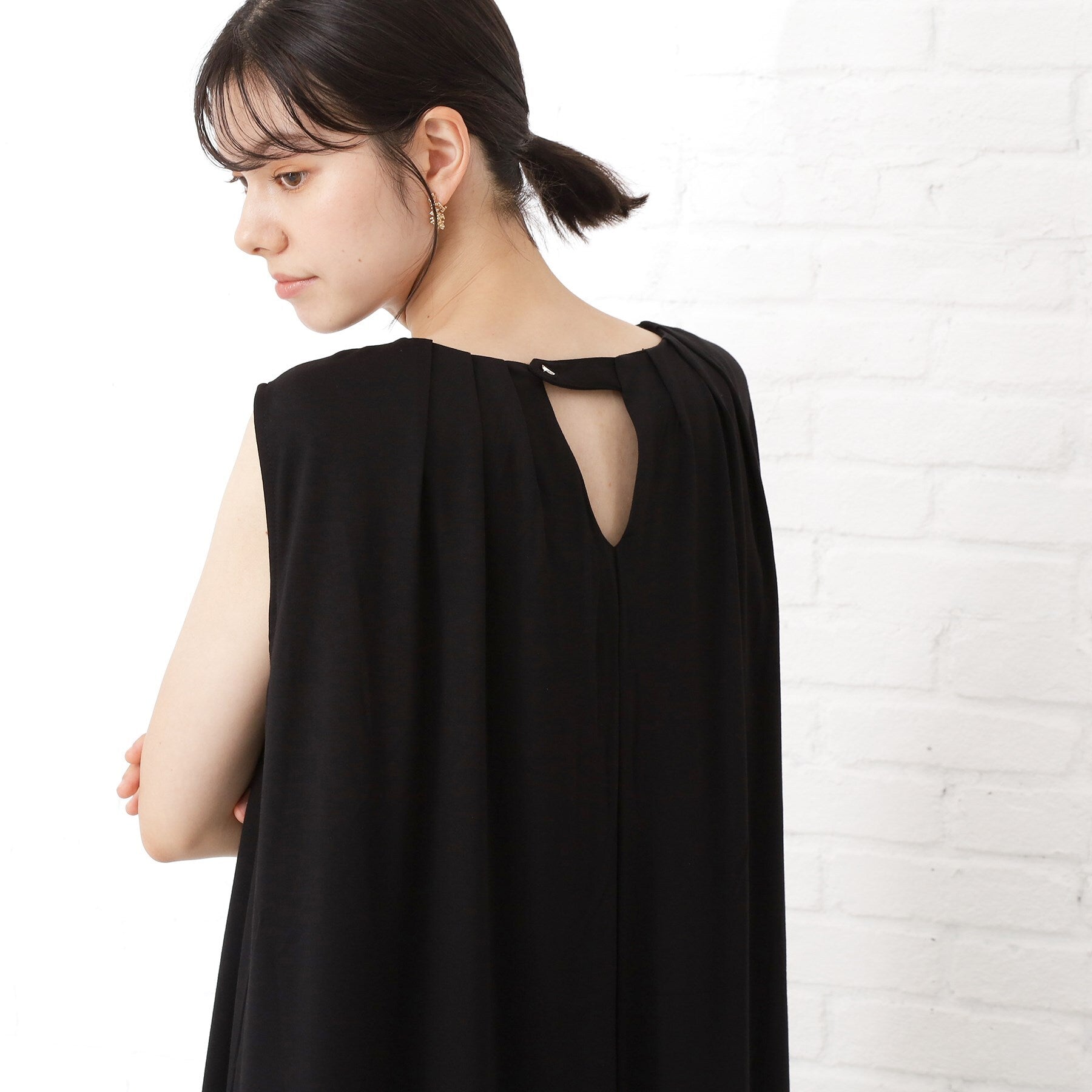 ザ ショップ ティーケー  (ウィメン) THE SHOP TK(Women) カットソーワンピース （チャコールグレー(914)） チャコールグレー(914)
