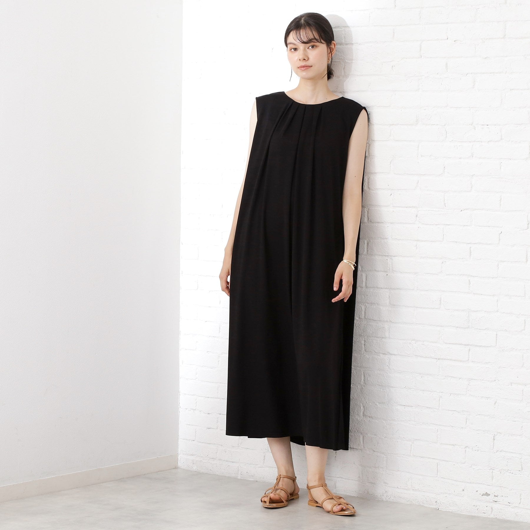ザ ショップ ティーケー  (ウィメン) THE SHOP TK(Women) カットソーワンピース （チャコールグレー(914)） チャコールグレー(914)