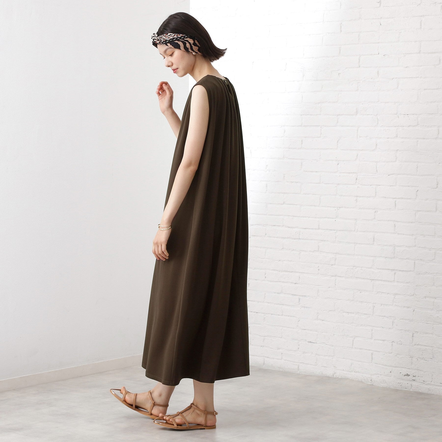 ザ ショップ ティーケー  (ウィメン) THE SHOP TK(Women) カットソーワンピース （チャコールグレー(914)） チャコールグレー(914)