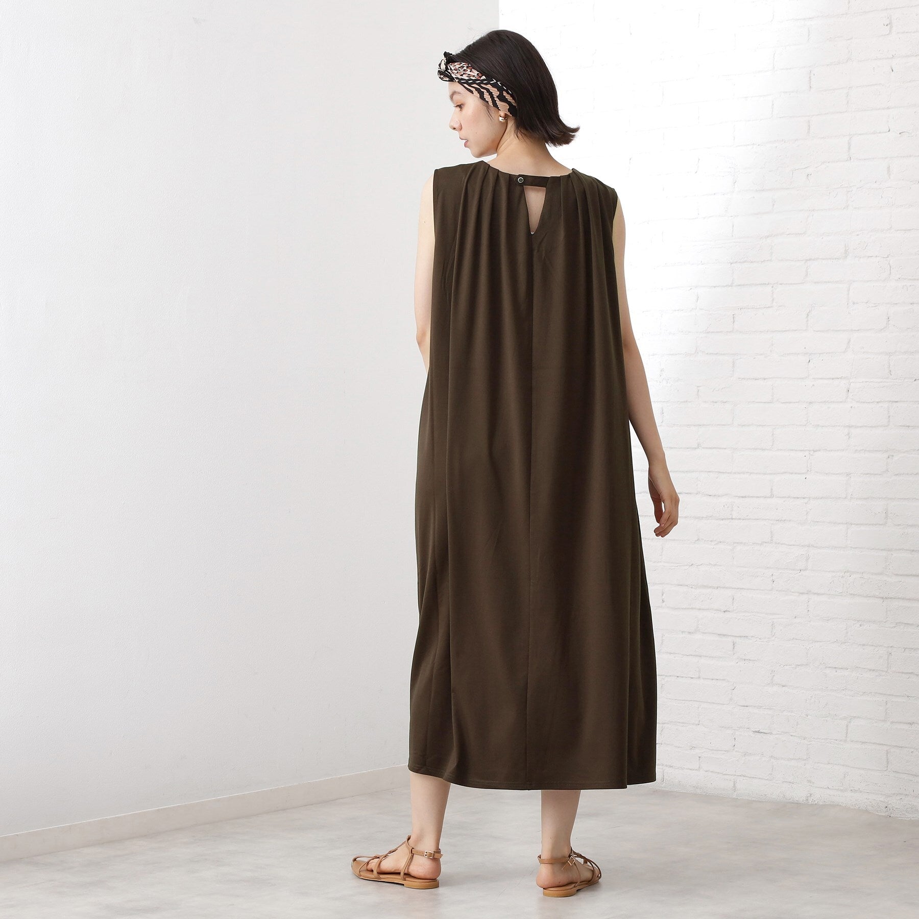 ザ ショップ ティーケー  (ウィメン) THE SHOP TK(Women) カットソーワンピース （チャコールグレー(914)） チャコールグレー(914)