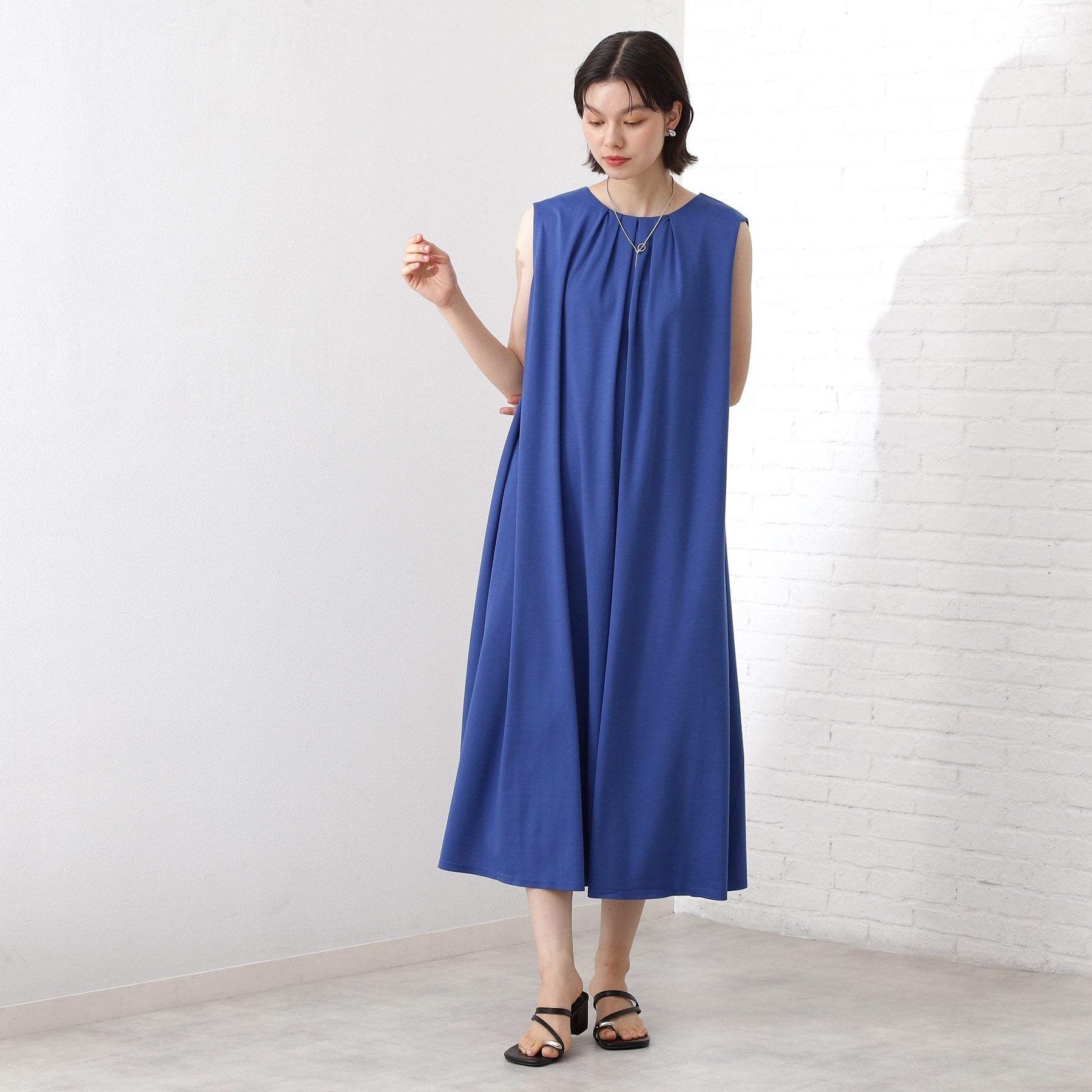 ザ ショップ ティーケー  (ウィメン) THE SHOP TK(Women) カットソーワンピース （チャコールグレー(914)） チャコールグレー(914)