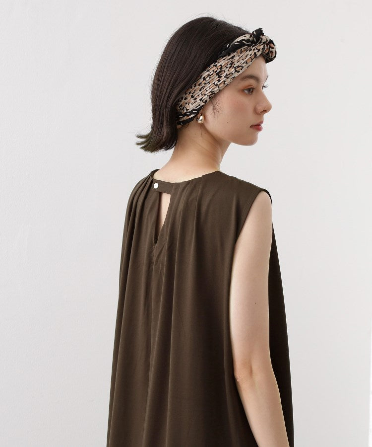 ザ ショップ ティーケー  (ウィメン) THE SHOP TK(Women) 【WEB限定商品】カットソーワンピース/洗濯機OK （ブラウン(943)） ブラウン(943)
