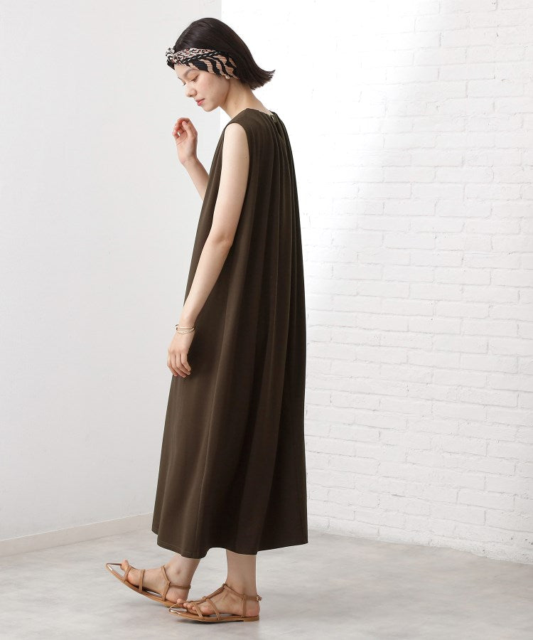 ザ ショップ ティーケー  (ウィメン) THE SHOP TK(Women) 【WEB限定商品】カットソーワンピース/洗濯機OK （ブラウン(943)） ブラウン(943)