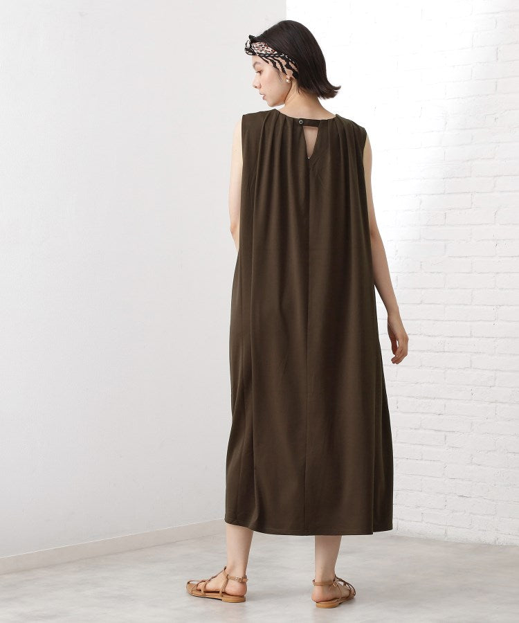 ザ ショップ ティーケー  (ウィメン) THE SHOP TK(Women) 【WEB限定商品】カットソーワンピース/洗濯機OK （ブラウン(943)） ブラウン(943)