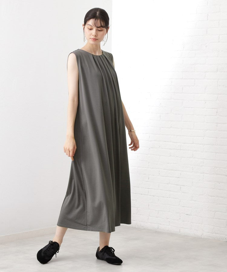 ザ ショップ ティーケー  (ウィメン) THE SHOP TK(Women) 【WEB限定商品】カットソーワンピース/洗濯機OK （ブラウン(943)） ブラウン(943)