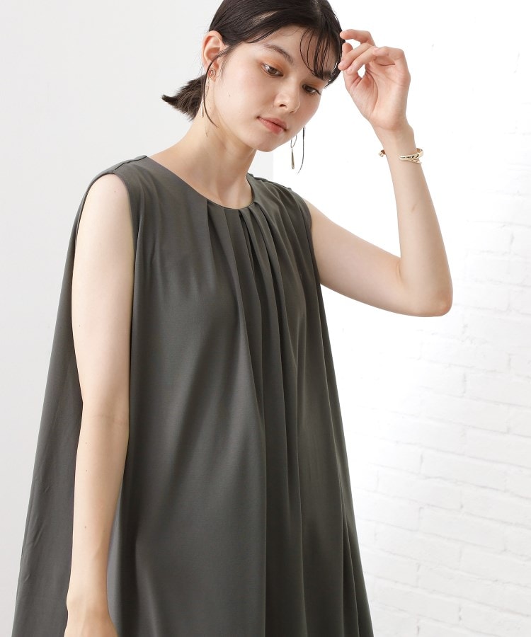 ザ ショップ ティーケー  (ウィメン) THE SHOP TK(Women) 【WEB限定商品】カットソーワンピース/洗濯機OK （チャコールグレー(914)） チャコールグレー(914)