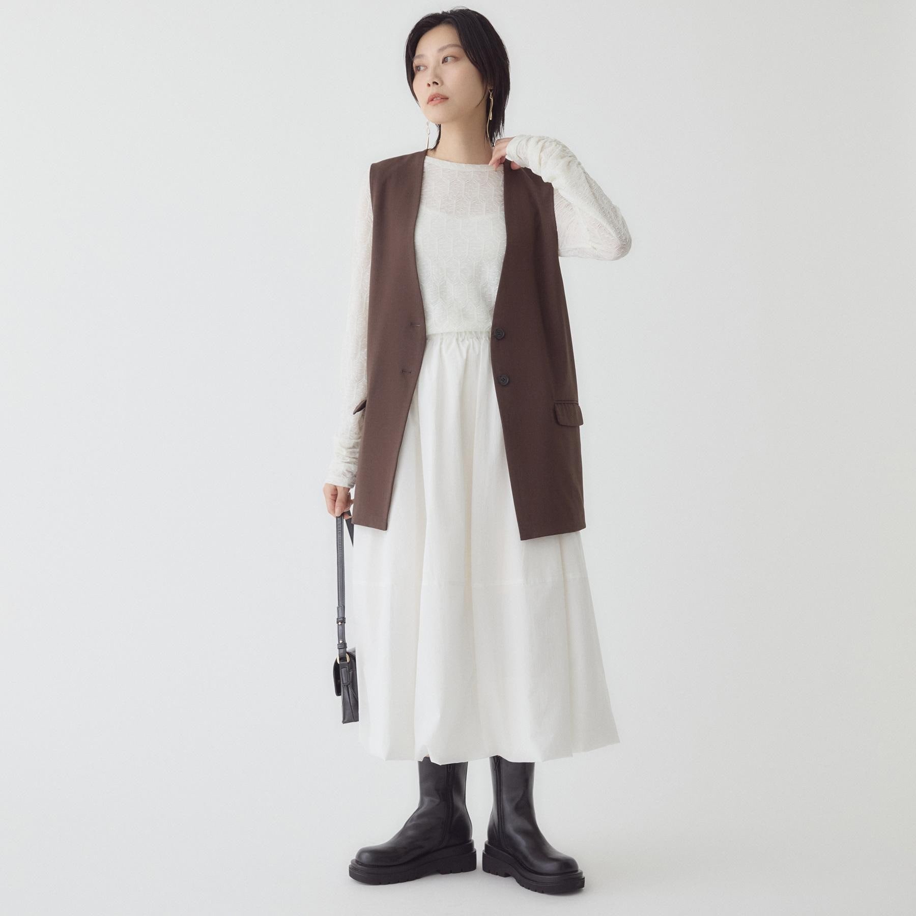 ザ ショップ ティーケー  (ウィメン) THE SHOP TK(Women) バルーンスカート （カーキ(027)） カーキ(027)