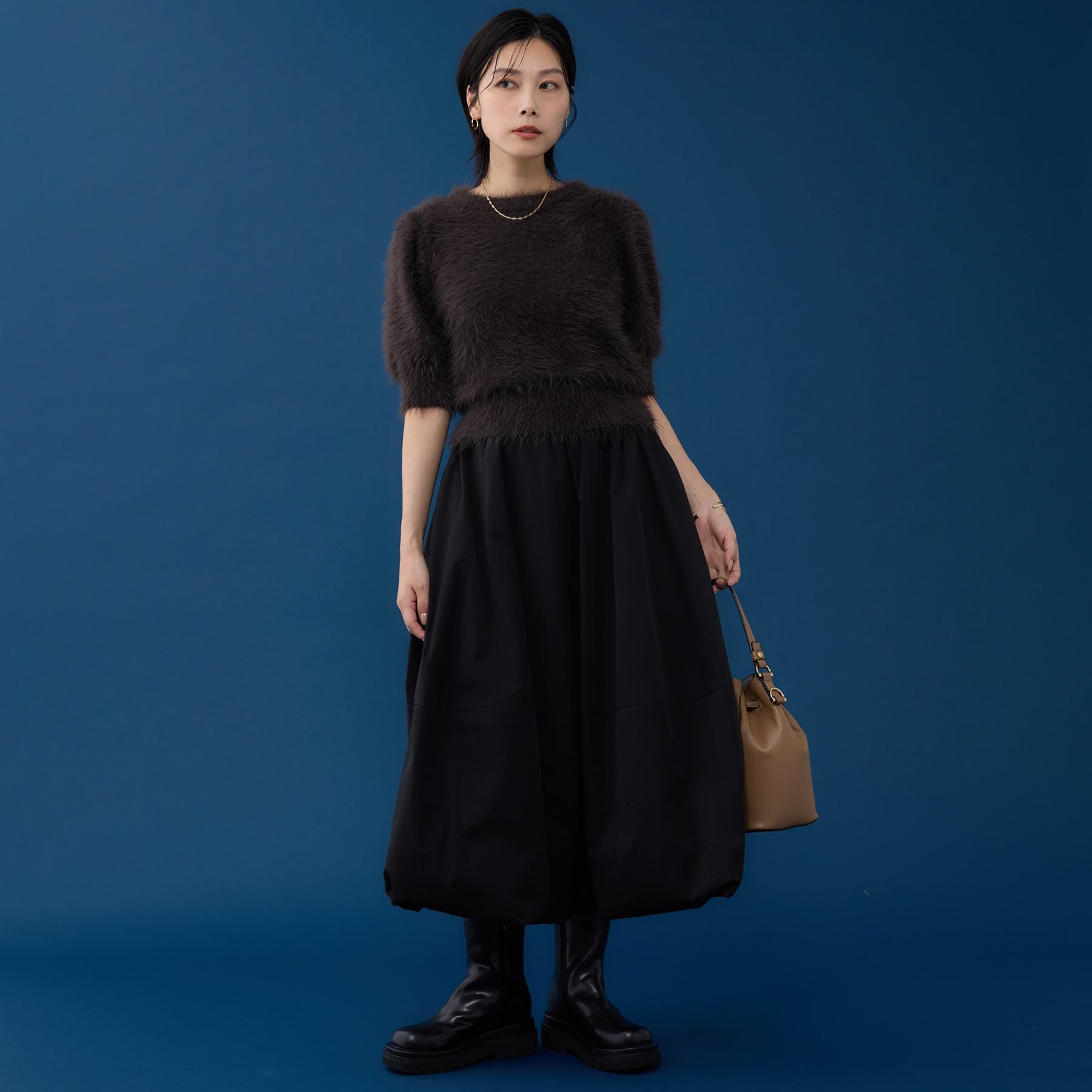 ザ ショップ ティーケー  (ウィメン) THE SHOP TK(Women) バルーンスカート （カーキ(027)） カーキ(027)