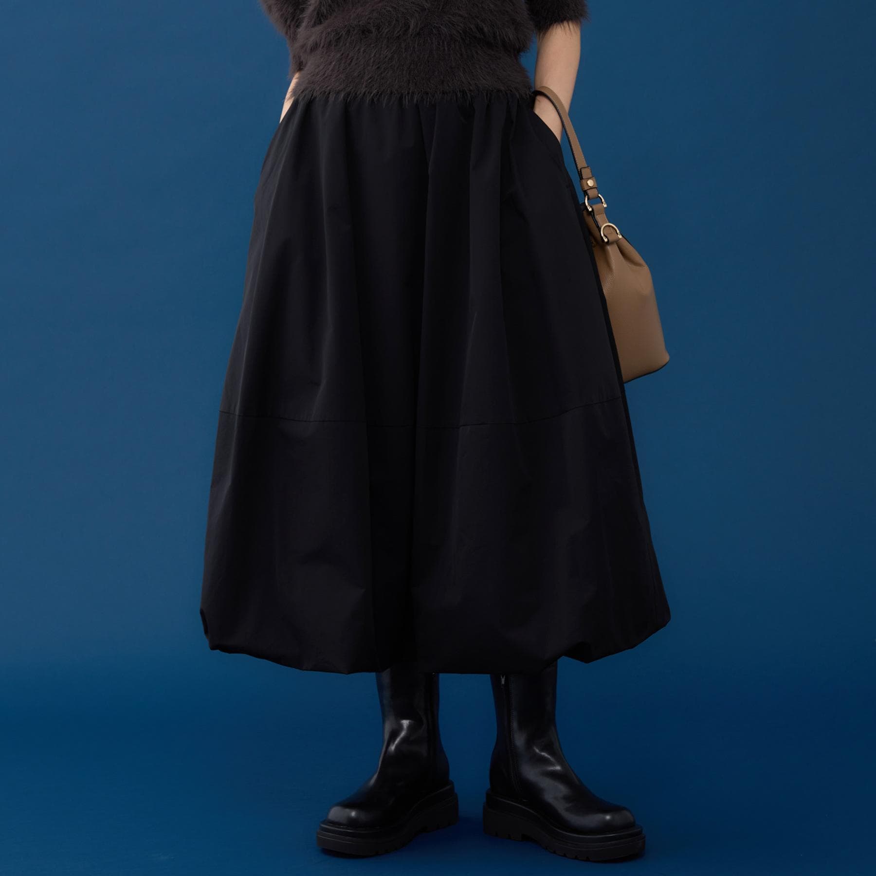 ザ ショップ ティーケー  (ウィメン) THE SHOP TK(Women) バルーンスカート （カーキ(027)） カーキ(027)