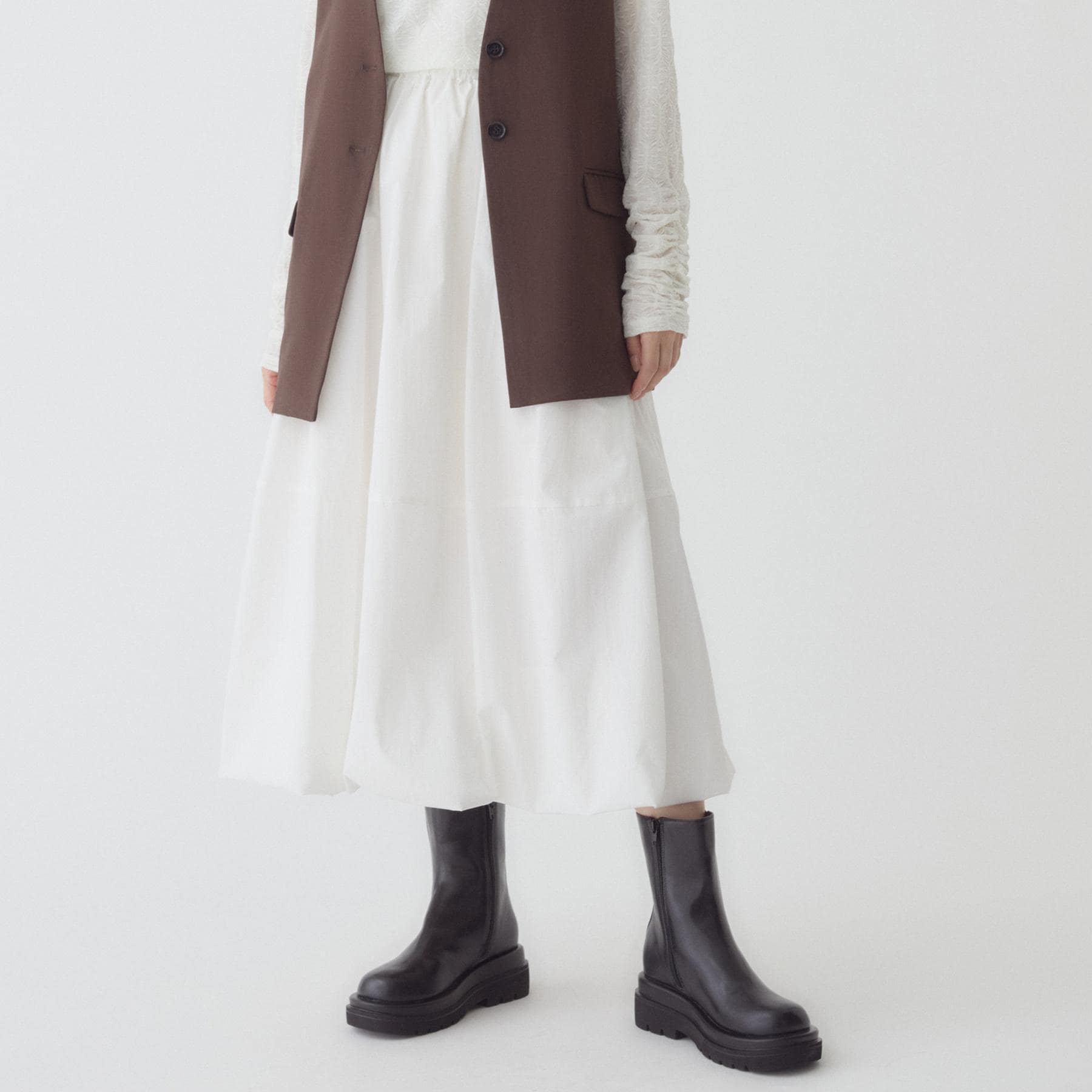 ザ ショップ ティーケー  (ウィメン) THE SHOP TK(Women) バルーンスカート （オフホワイト(003)） オフホワイト(003)
