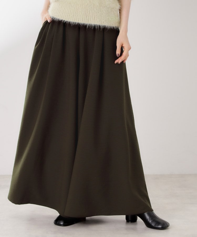 ザ ショップ ティーケー  (ウィメン) THE SHOP TK(Women) サップ素材イージーパンツ （ブラウン(043)） ブラウン(043)
