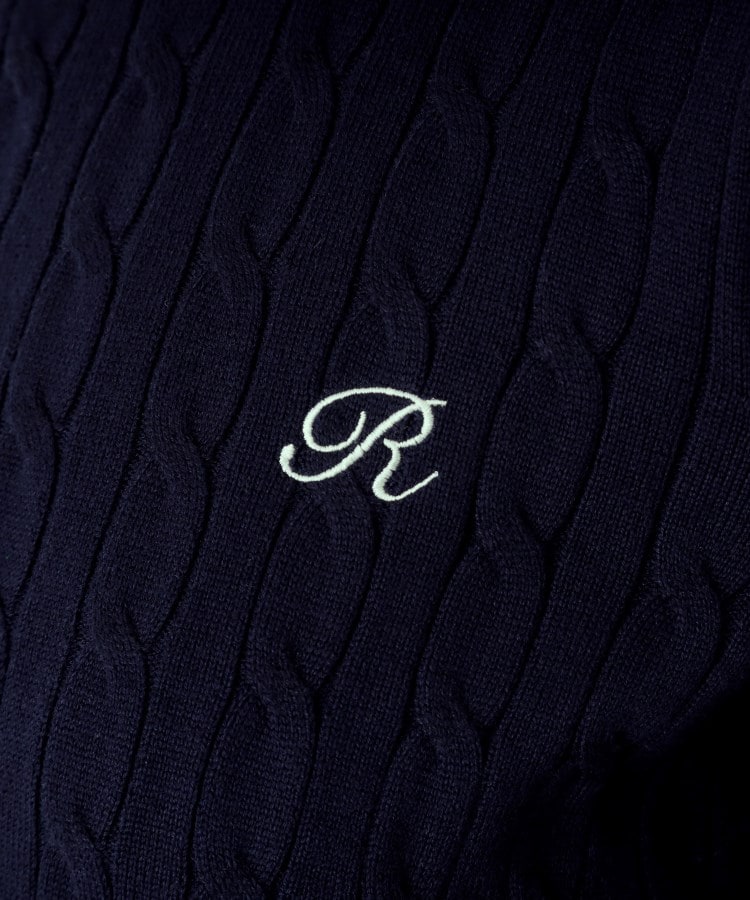 ザ ショップ ティーケー  (ウィメン) THE SHOP TK(Women) 刺繍入りケーブルニット半袖 （アイボリー(004)） アイボリー(004)
