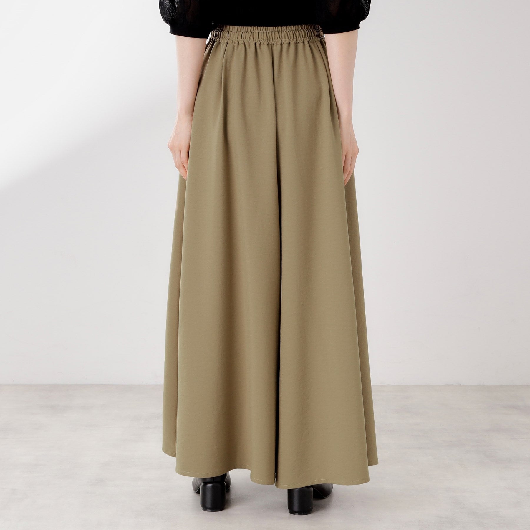 ザ ショップ ティーケー  (ウィメン) THE SHOP TK(Women) サップ素材イージーパンツ （ブラック(019)） ブラック(019)
