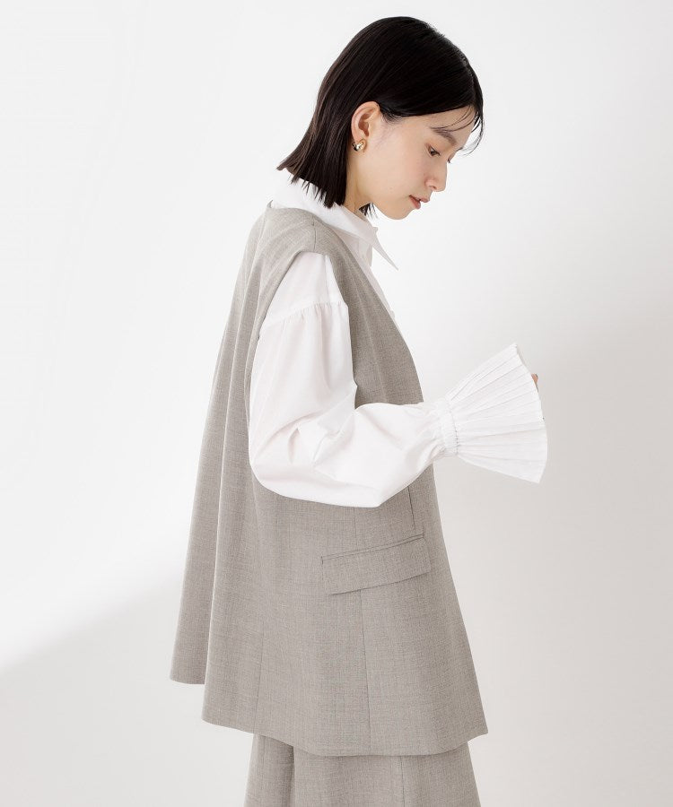 ザ ショップ ティーケー  (ウィメン) THE SHOP TK(Women) CAVIAN ジレ （チャコールグレー(014)） チャコールグレー(014)