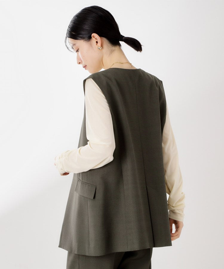ザ ショップ ティーケー  (ウィメン) THE SHOP TK(Women) CAVIAN ジレ （チャコールグレー(014)） チャコールグレー(014)