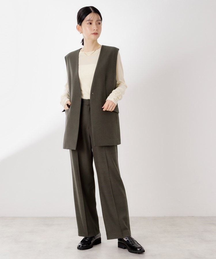 ザ ショップ ティーケー  (ウィメン) THE SHOP TK(Women) CAVIAN ジレ （チャコールグレー(014)） チャコールグレー(014)