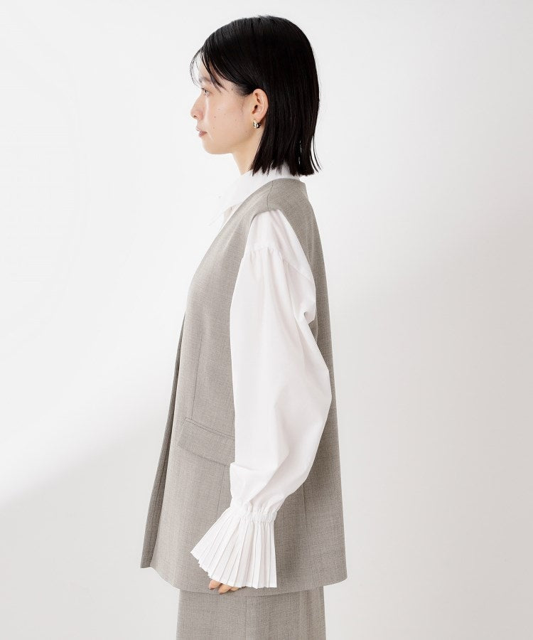ザ ショップ ティーケー  (ウィメン) THE SHOP TK(Women) CAVIAN ジレ （チャコールグレー(014)） チャコールグレー(014)