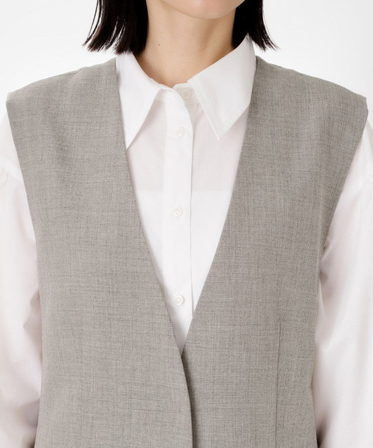 ザ ショップ ティーケー  (ウィメン) THE SHOP TK(Women) CAVIAN ジレ （チャコールグレー(014)） チャコールグレー(014)