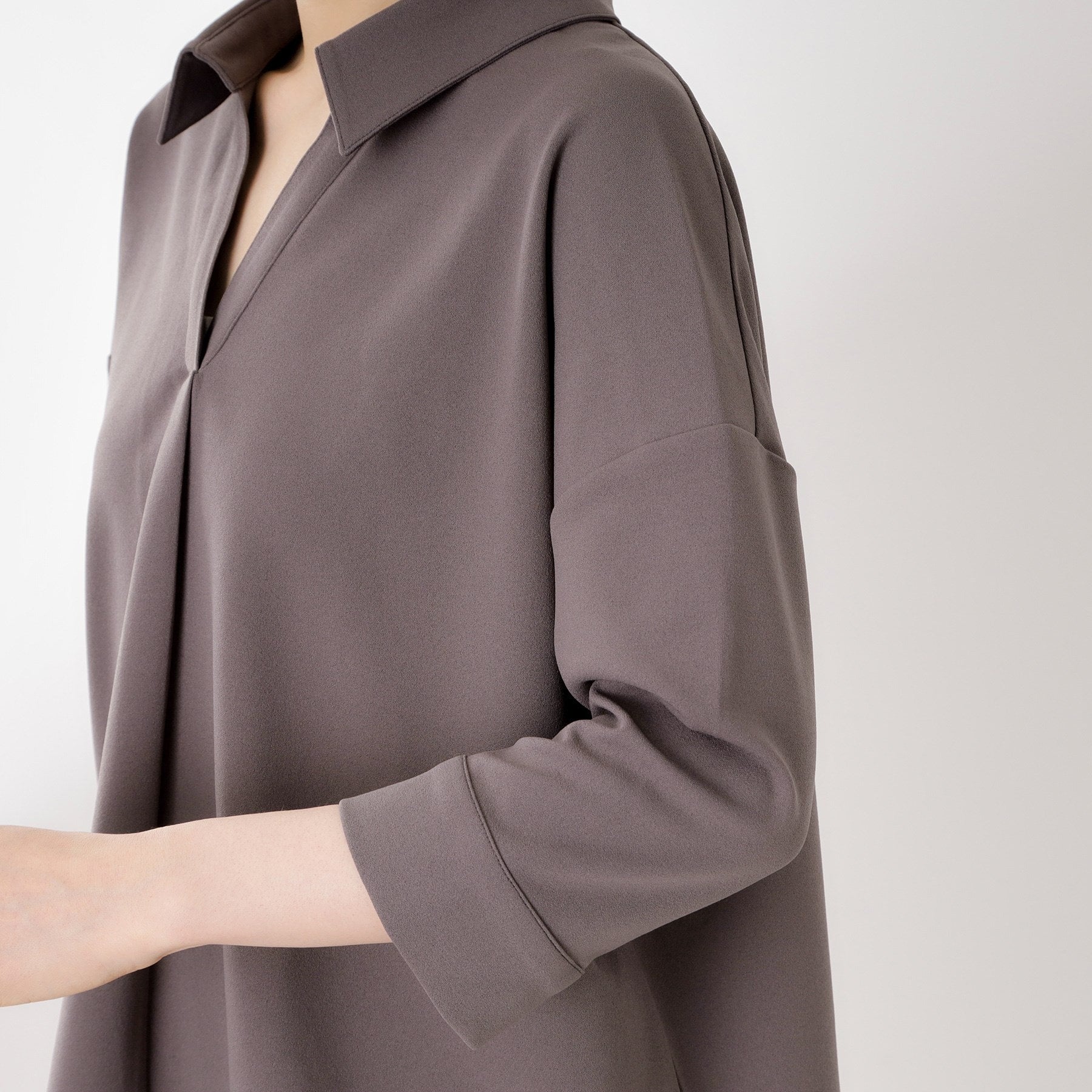 ザ ショップ ティーケー  (ウィメン) THE SHOP TK(Women) カットジョーゼット セットアップ （ブラック(019)） ブラック(019)