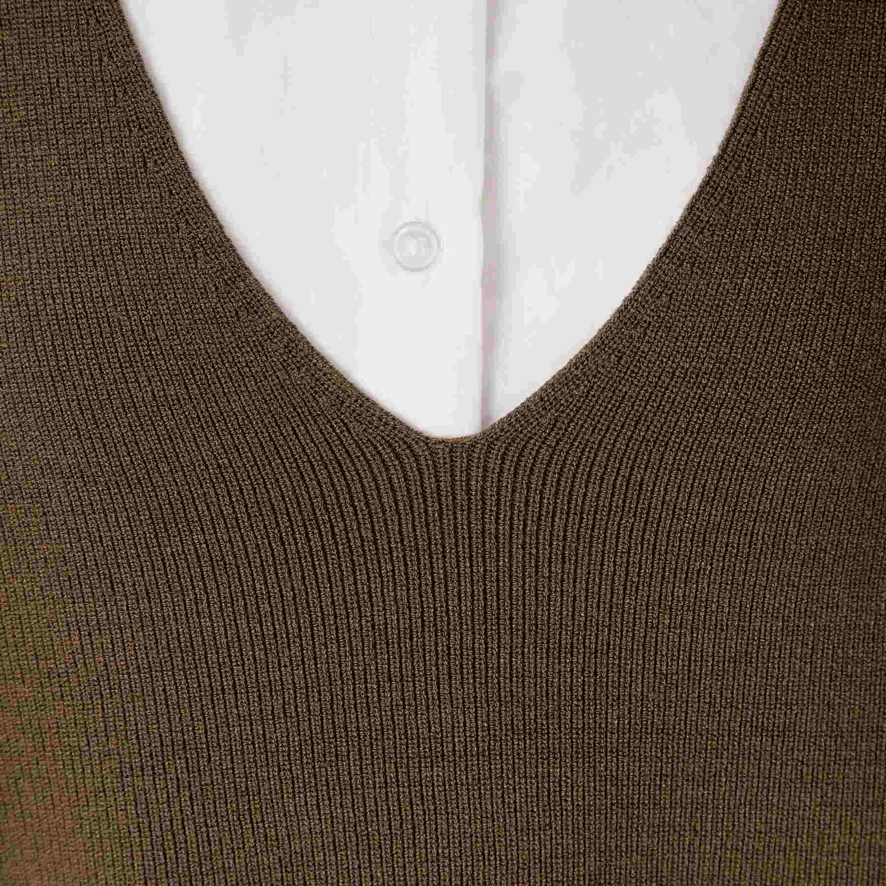 ザ ショップ ティーケー  (ウィメン) THE SHOP TK(Women) ニットベストブラウスセット （ブラウン(043)） ブラウン(043)