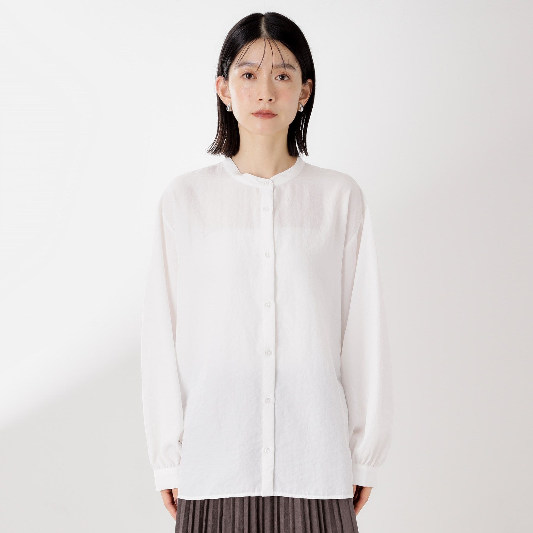 ザ ショップ ティーケー  (ウィメン) THE SHOP TK(Women) ニットベストブラウスセット （ブラウン(043)） ブラウン(043)
