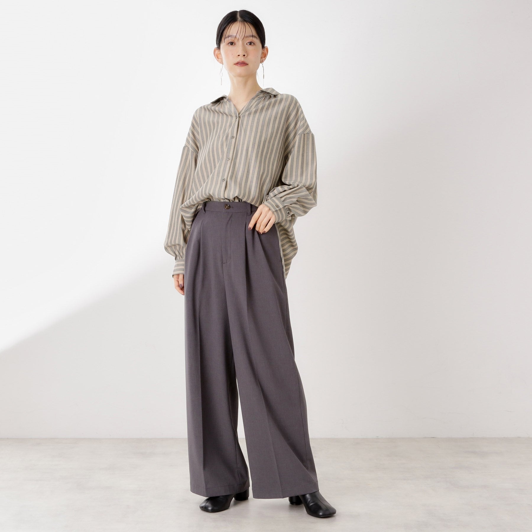ザ ショップ ティーケー  (ウィメン) THE SHOP TK(Women) バックシャーリングブラウス （アイボリー(304)） アイボリー(304)
