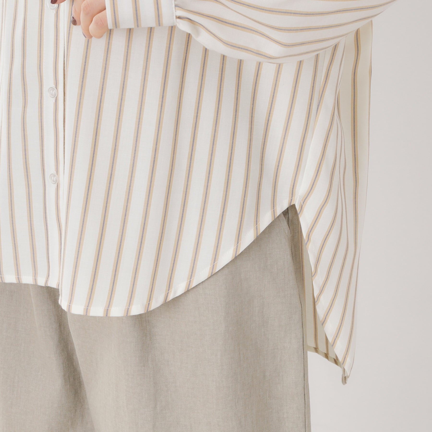 ザ ショップ ティーケー  (ウィメン) THE SHOP TK(Women) バックシャーリングブラウス （アイボリー(304)） アイボリー(304)