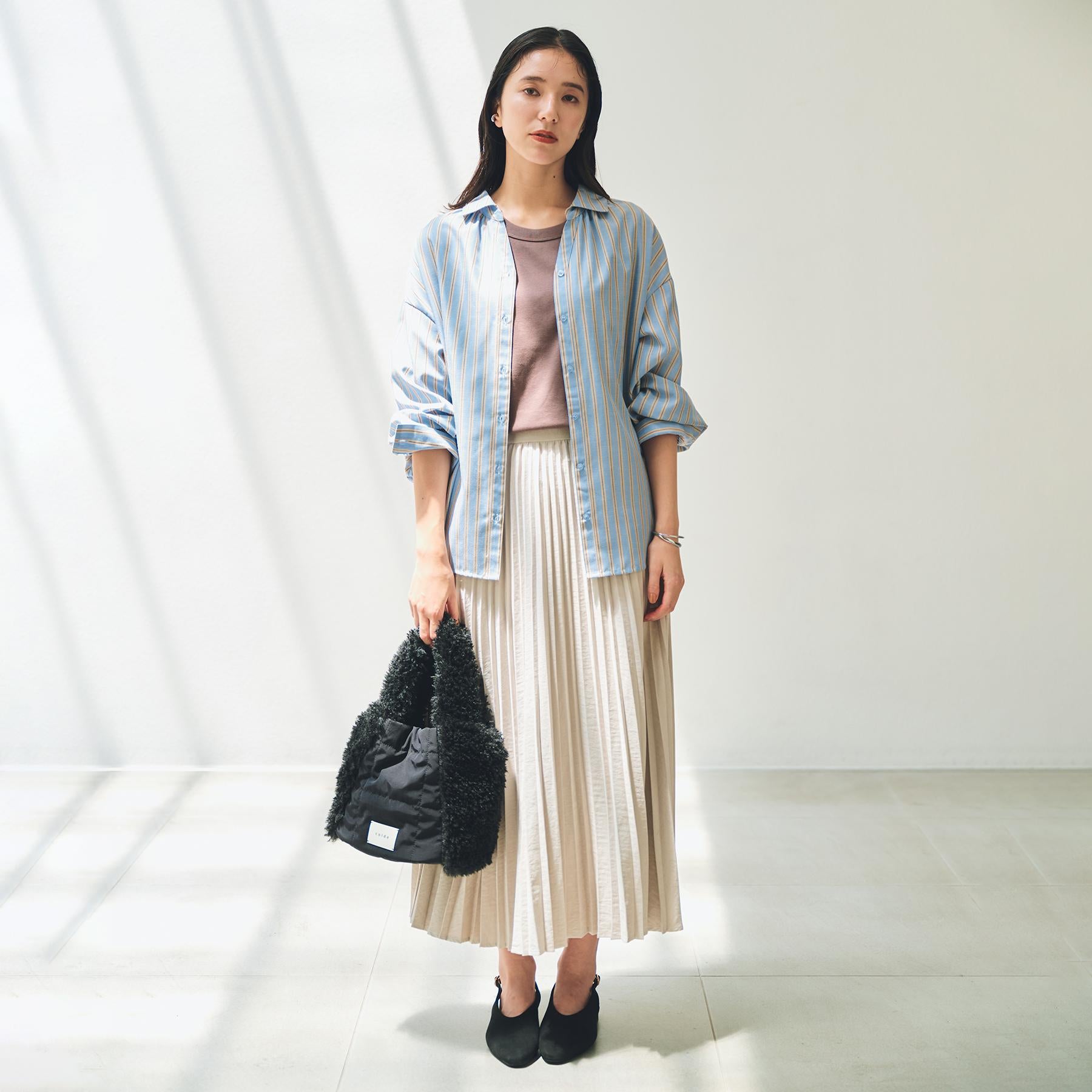ザ ショップ ティーケー  (ウィメン) THE SHOP TK(Women) バックシャーリングブラウス （アイボリー(304)） アイボリー(304)